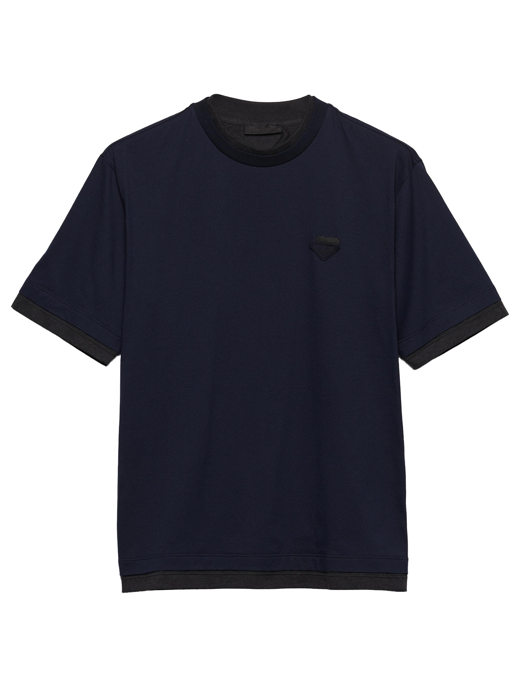 PRADA 黒 Tシャツ Prada Cotton T-Shirt | Saks Fifth Avenue