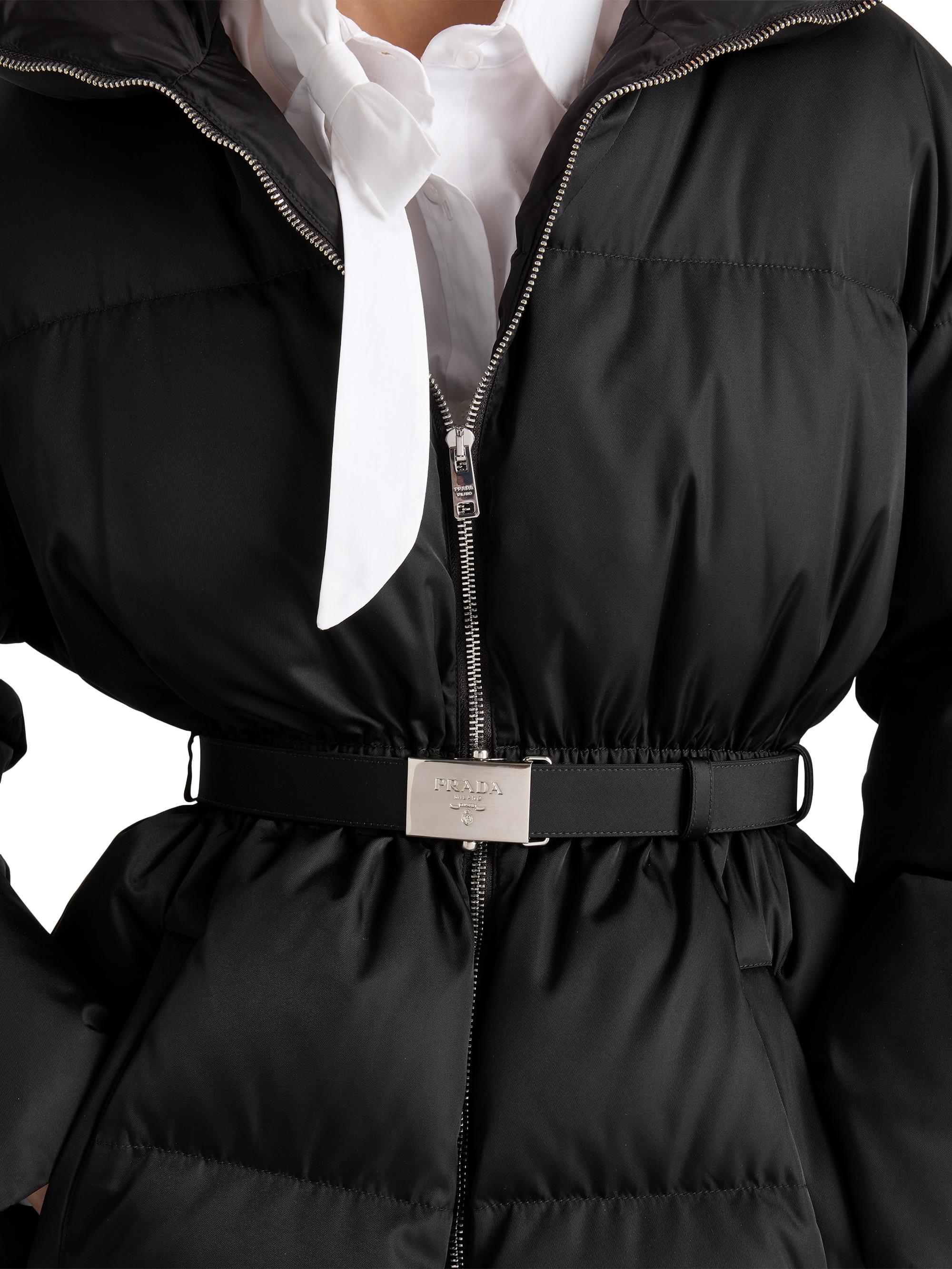 Prada Re-Nylon Hooded Down Jacket | Saks Fifth Avenue