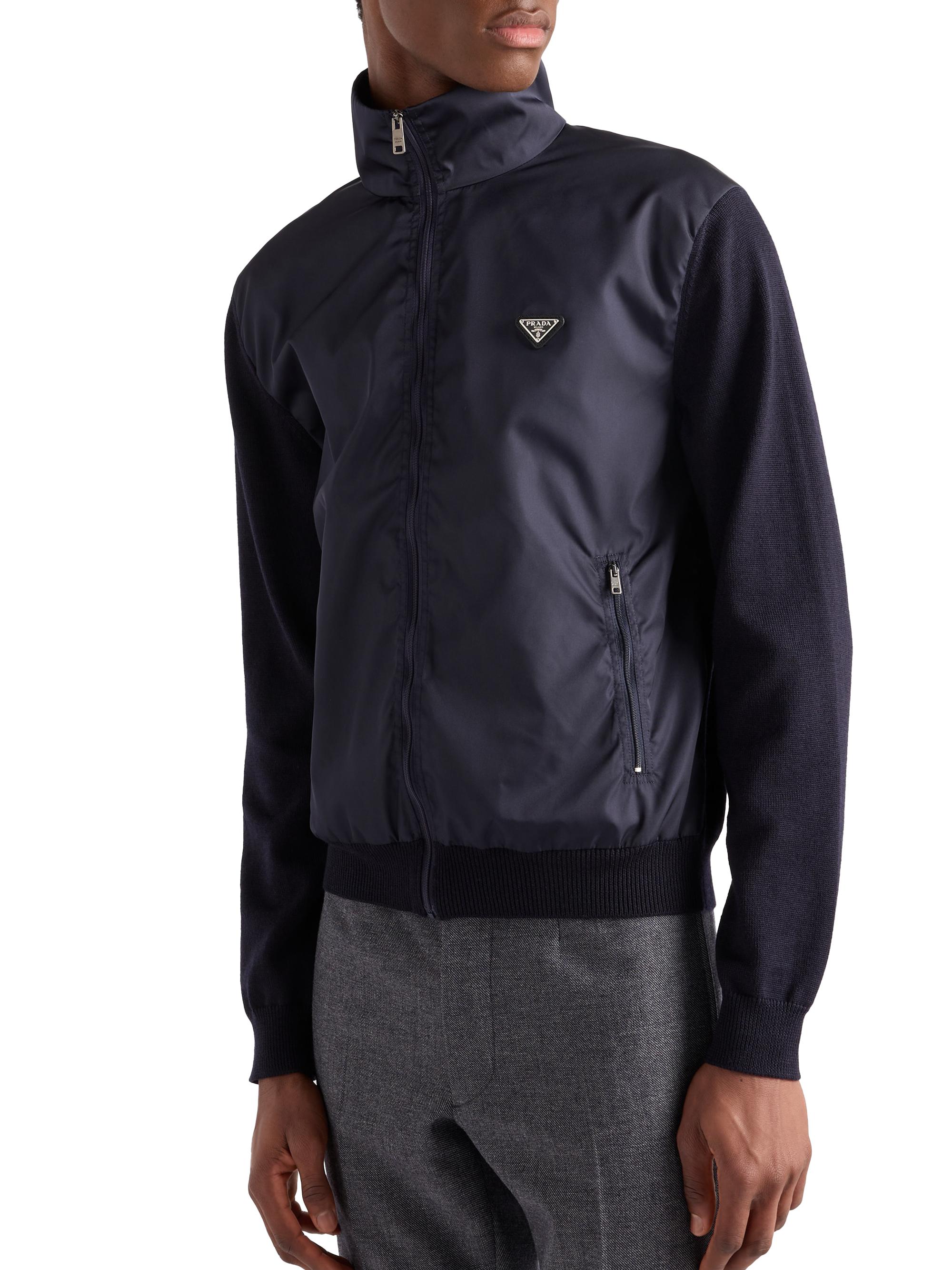Prada Superfine Wool Zipper Cardigan | Saks Fifth Avenue