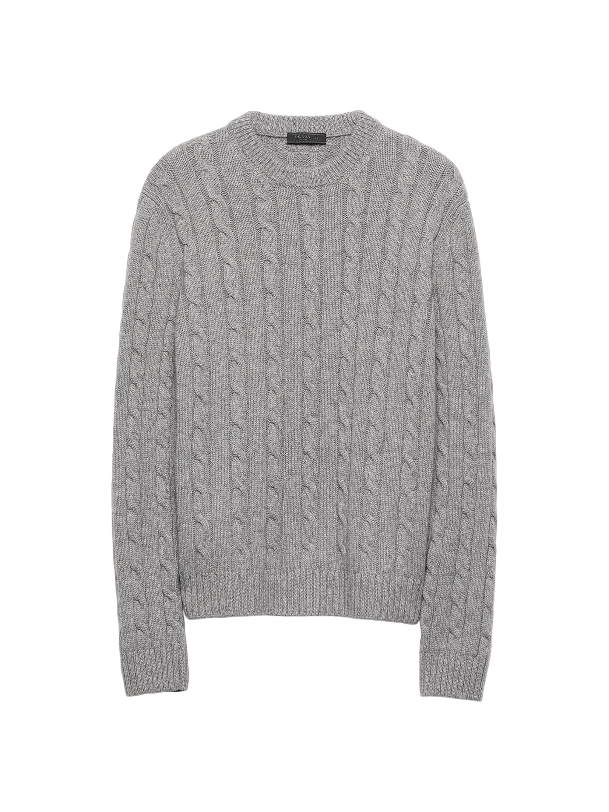 Prada Wool and Cashmere Crew-Neck Sweater | Saks Fifth Avenue