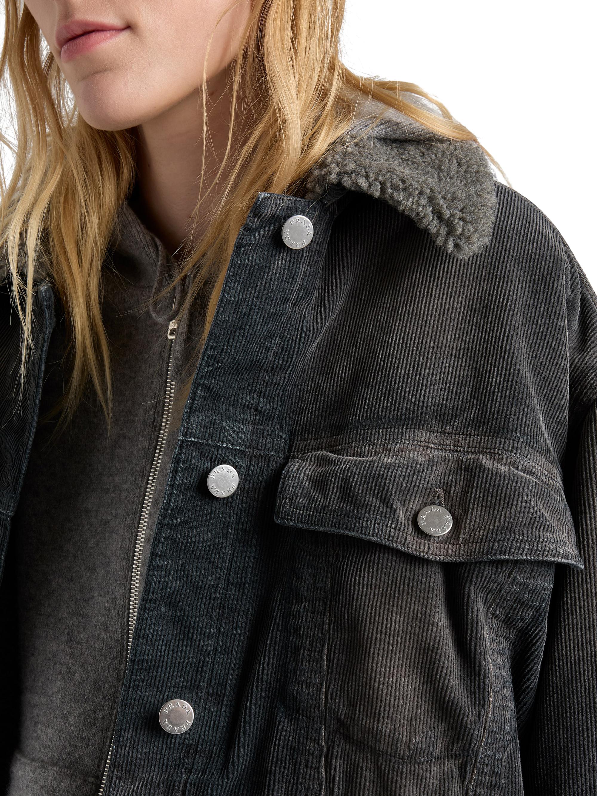 Prada Corduroy Blouson Jacket | Saks Fifth Avenue