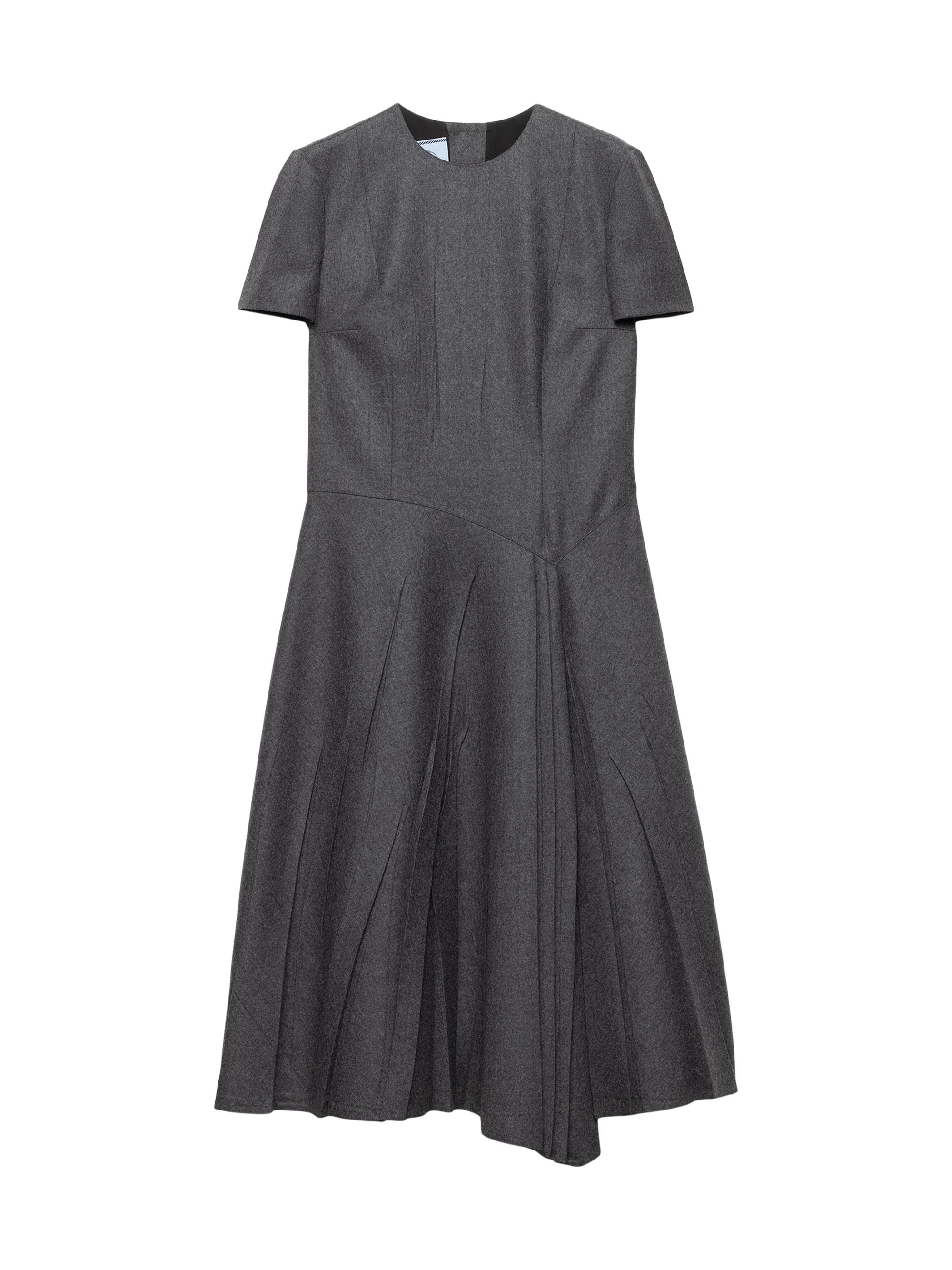 Prada Women's Flannel Dress - Grey