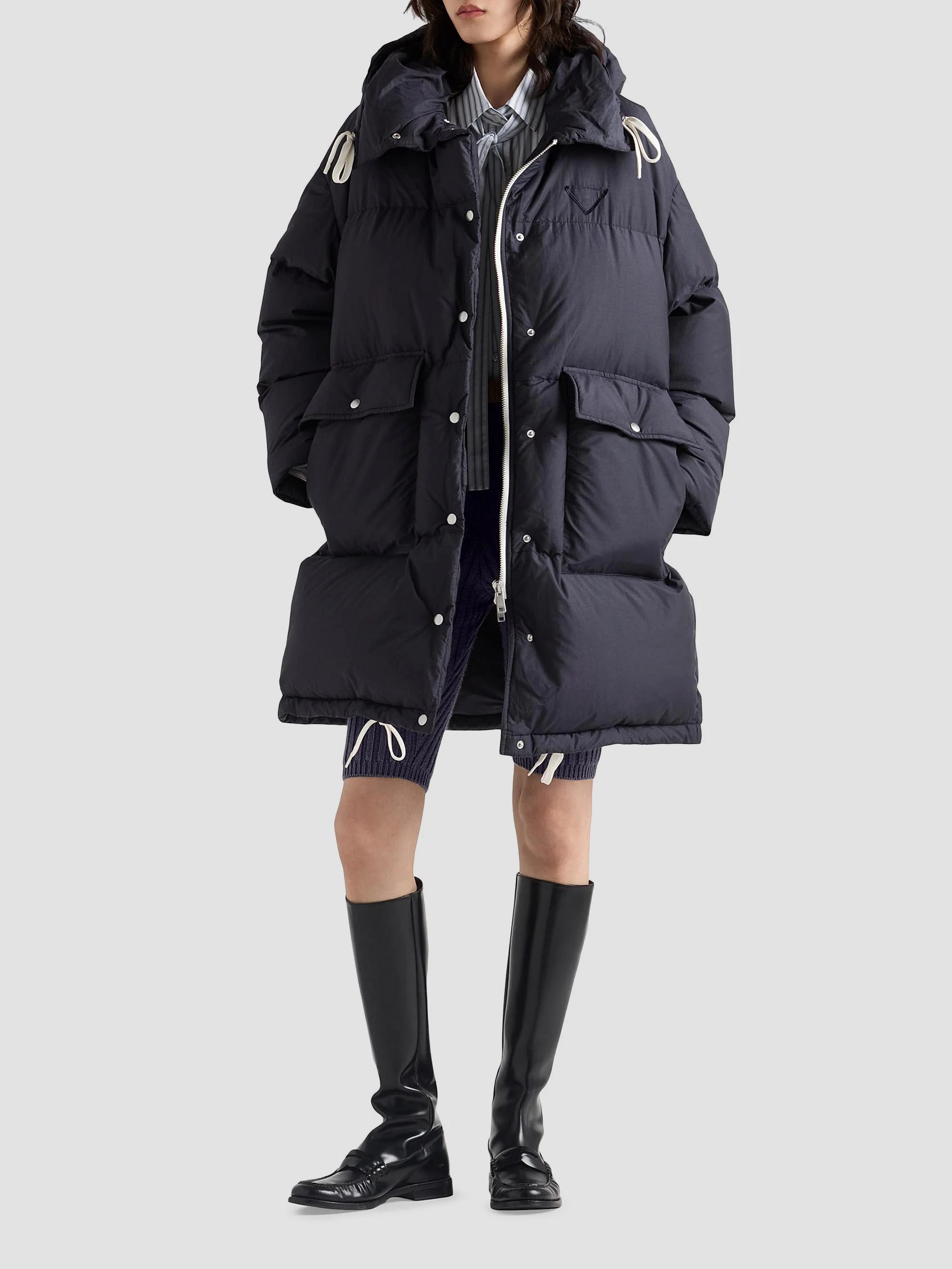 Prada Soft Canvas Down Parka | Saks Fifth Avenue