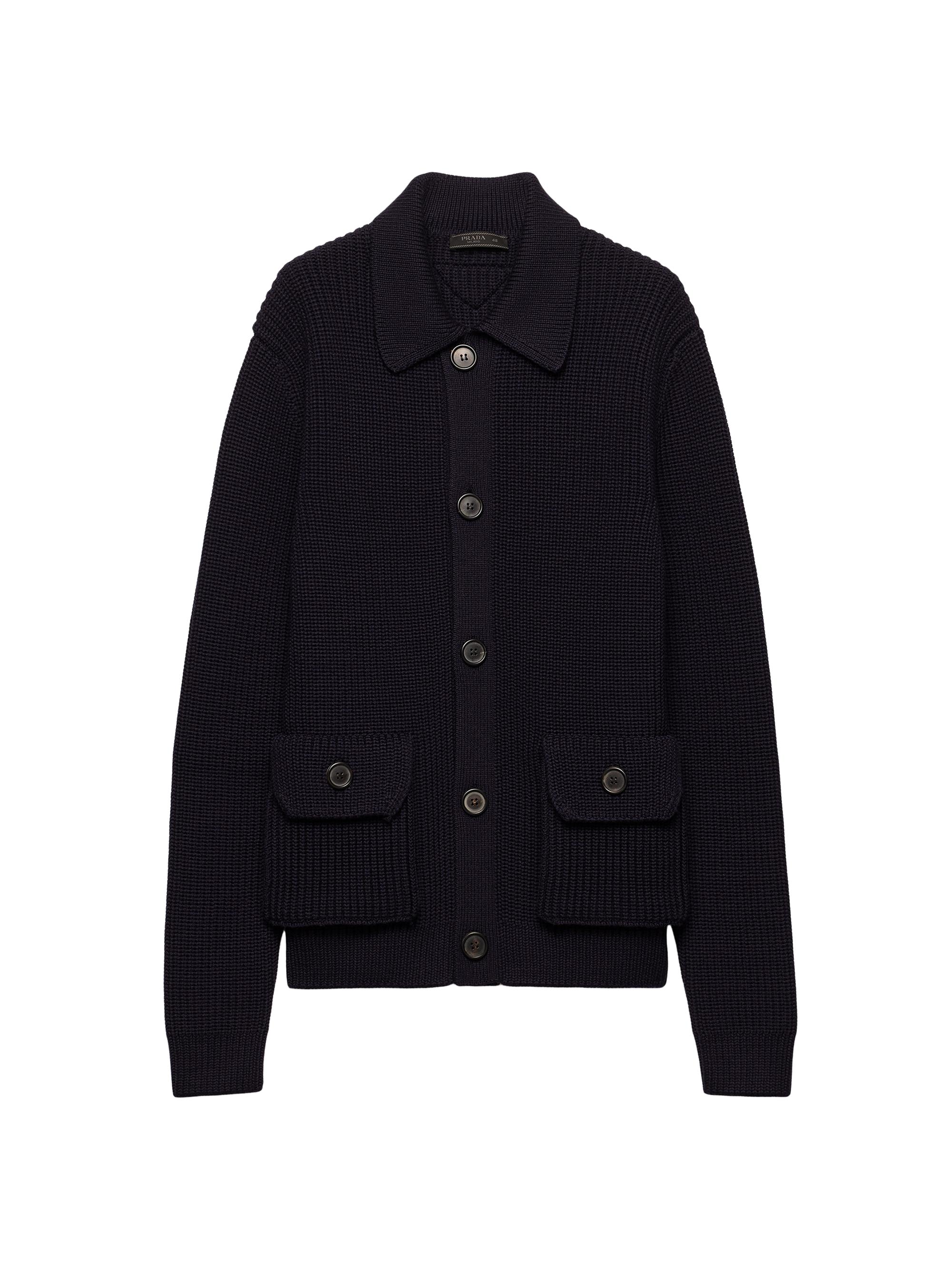 Prada Cashmere Zipper Cardigan | Saks Fifth Avenue