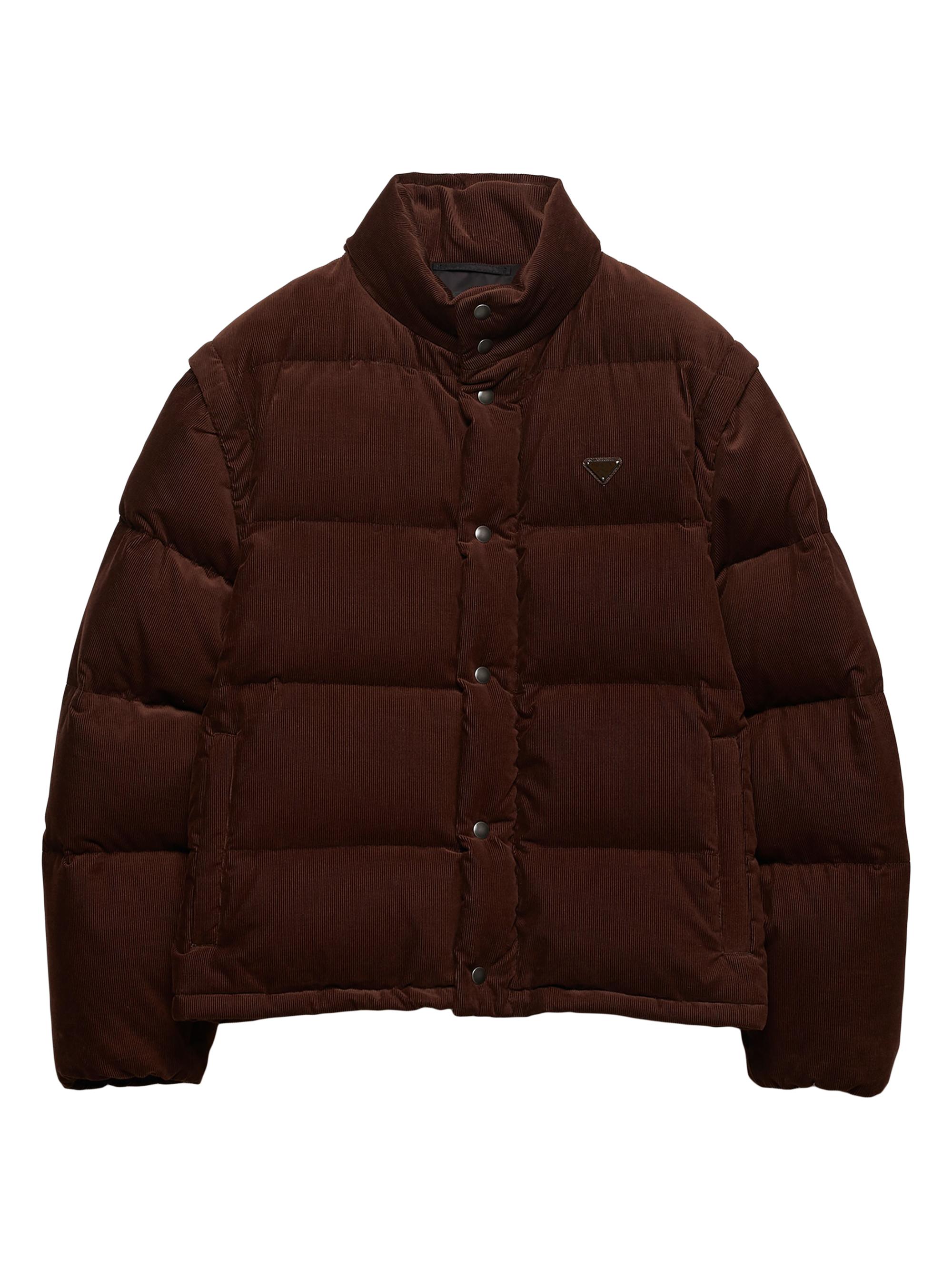 Prada Cropped Re-Nylon Down Jacket | Saks Fifth Avenue