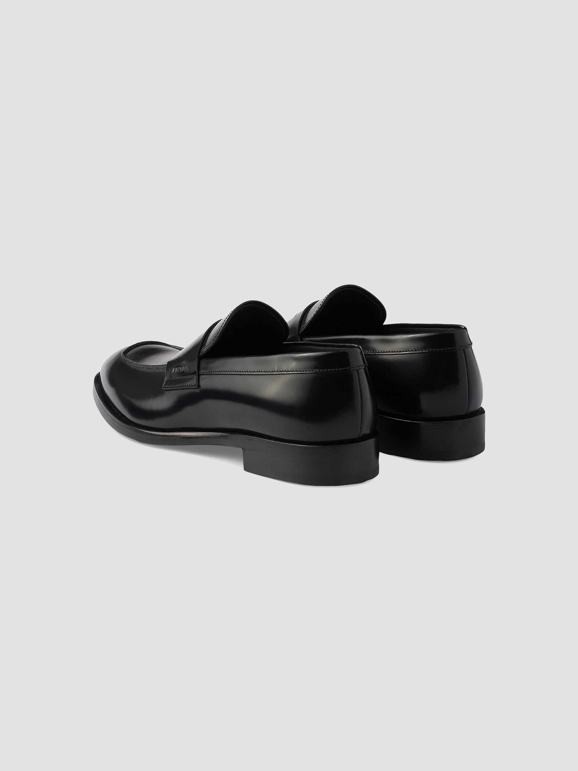 Prada Brushed Leather Loafers | Saks Fifth Avenue display picture 3
