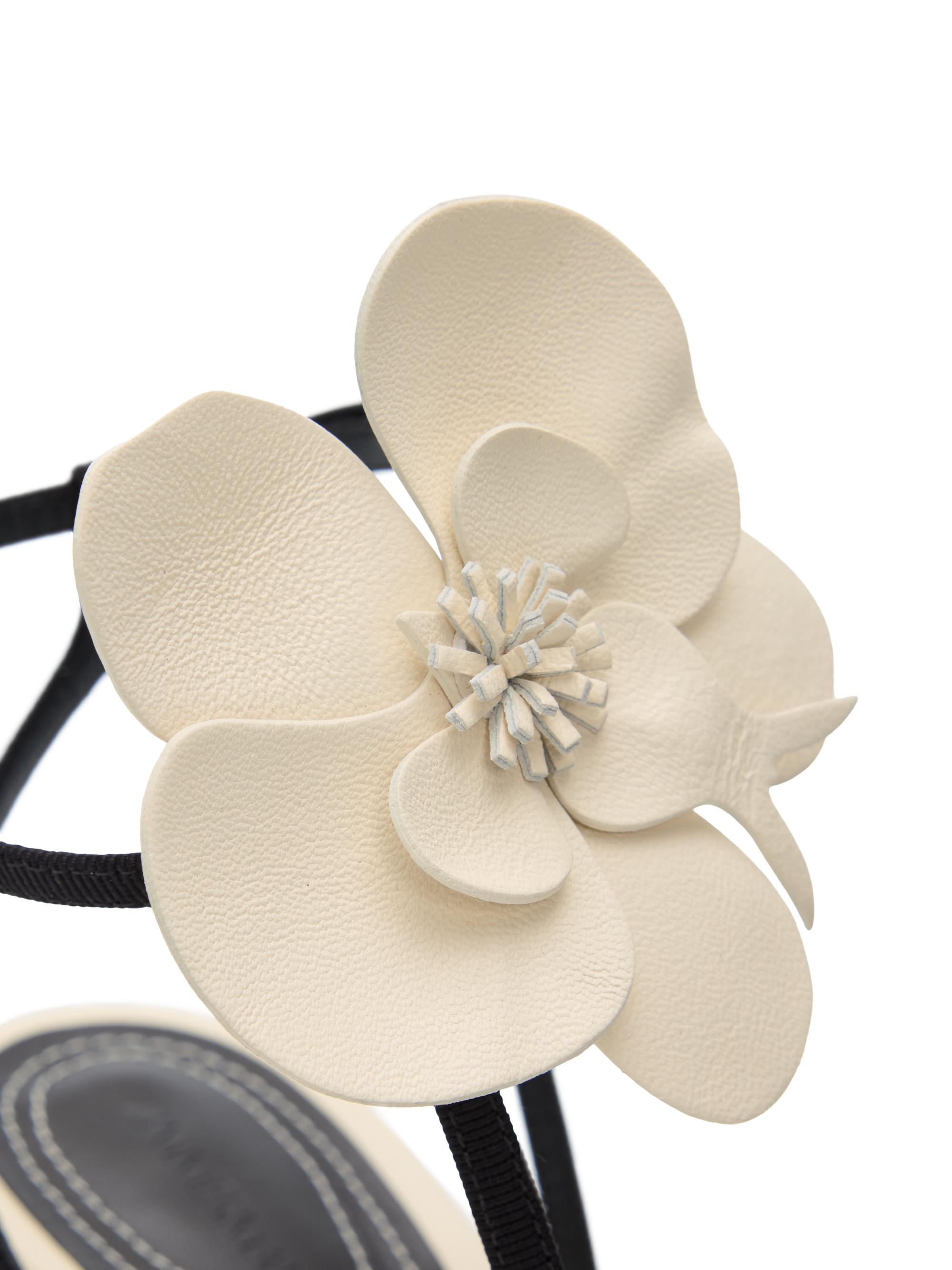 Zimmermann Orchid 85MM Appliqué Leather Sandals | Saks Fifth Avenue