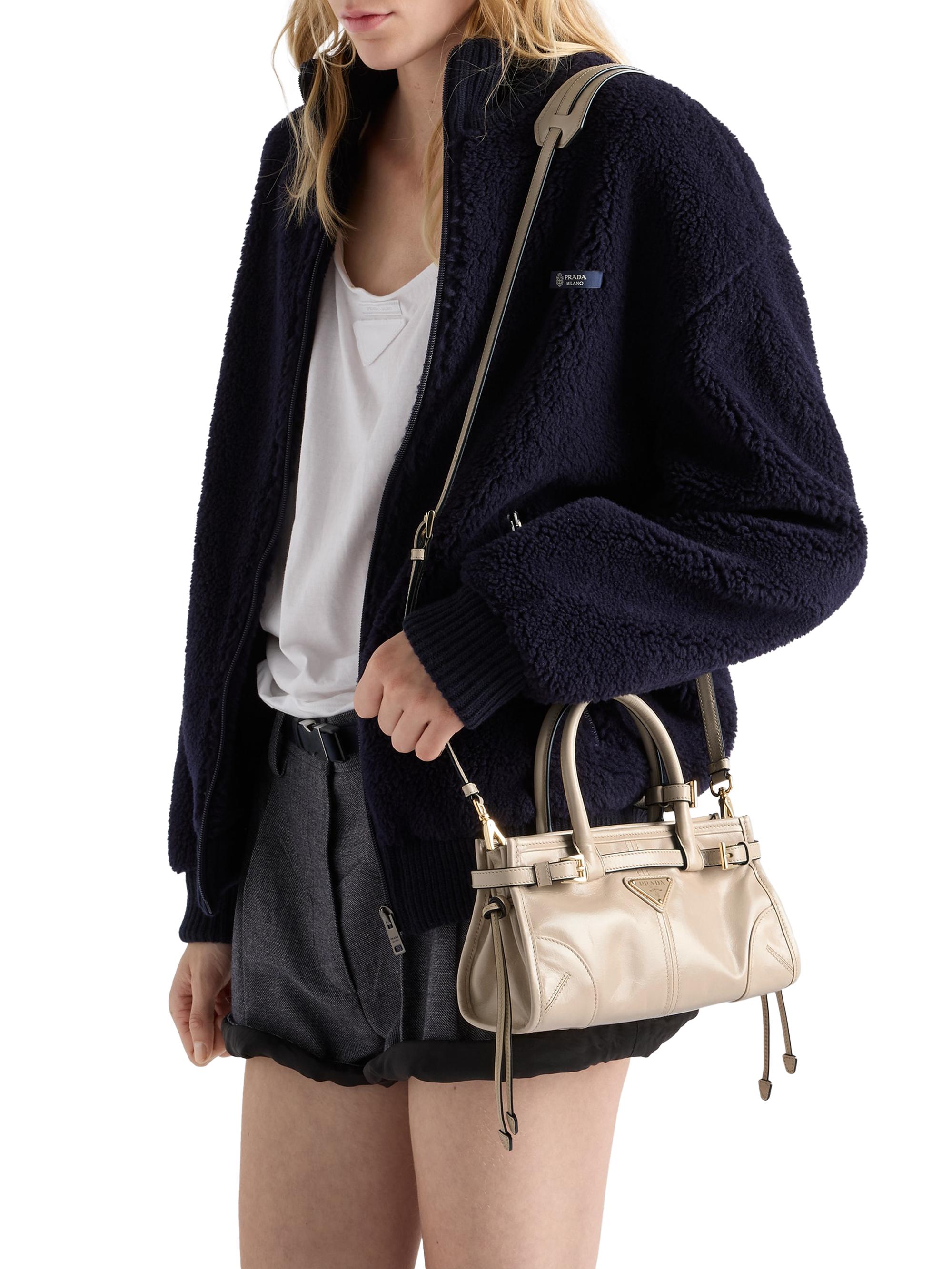 Prada Bonnie Leather Mini Top Handle Bag | Saks Fifth Avenue