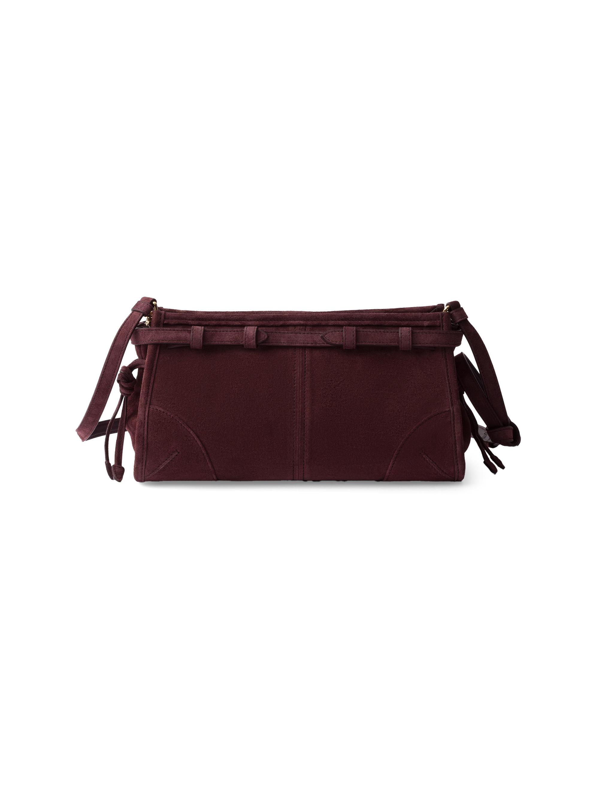 Prada Bonnie Small Suede Shoulder Bag | Saks Fifth Avenue