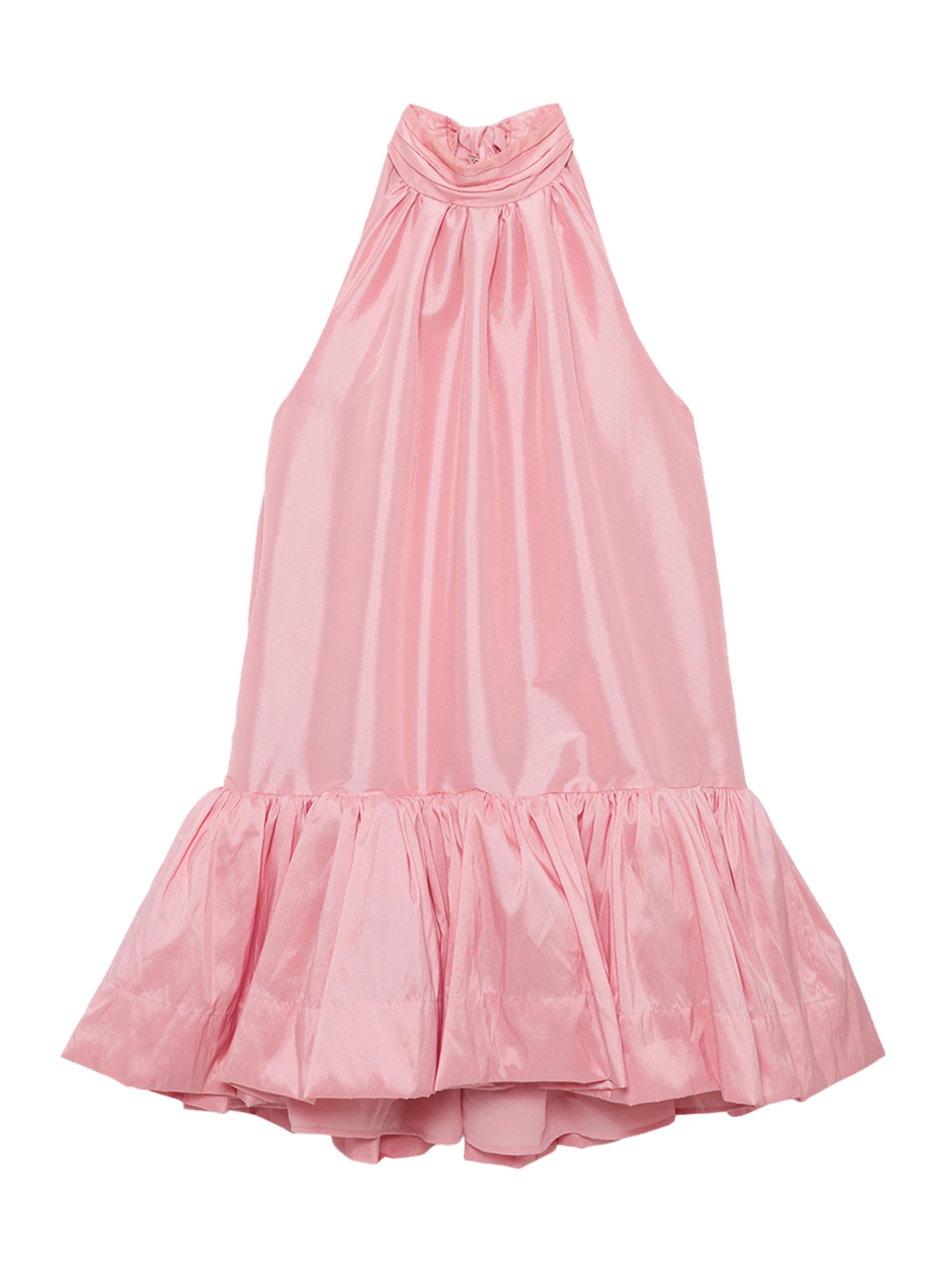 SIMKHAI Women's Hope Taffeta Bow Tie Minidress - Dusty Rose