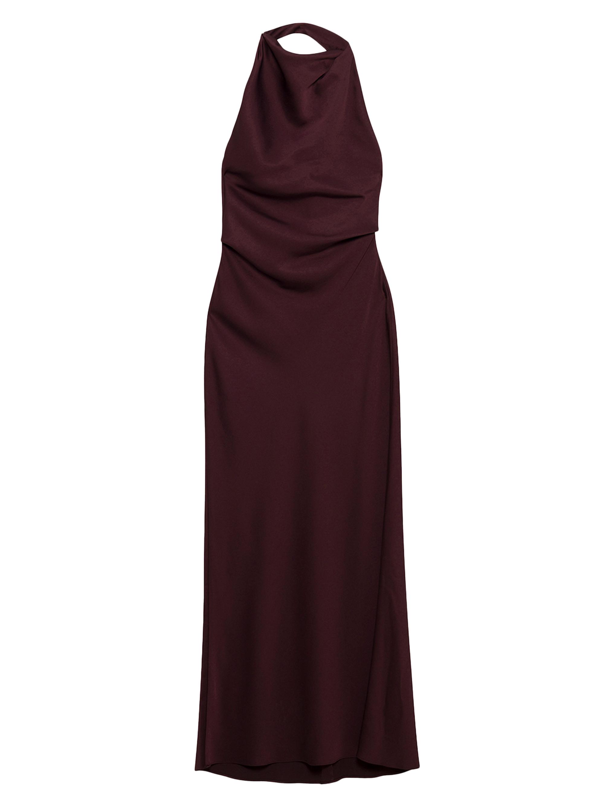 SIMKHAI Women's Reannon Draped Satin Gown - Red