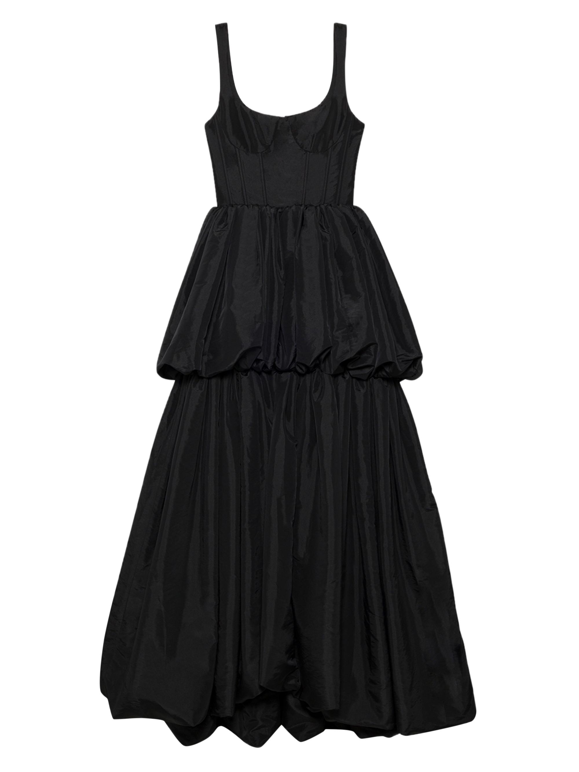 Alice + Olivia Chara Tiered Tulle Midi-Dress | Saks Fifth Avenue