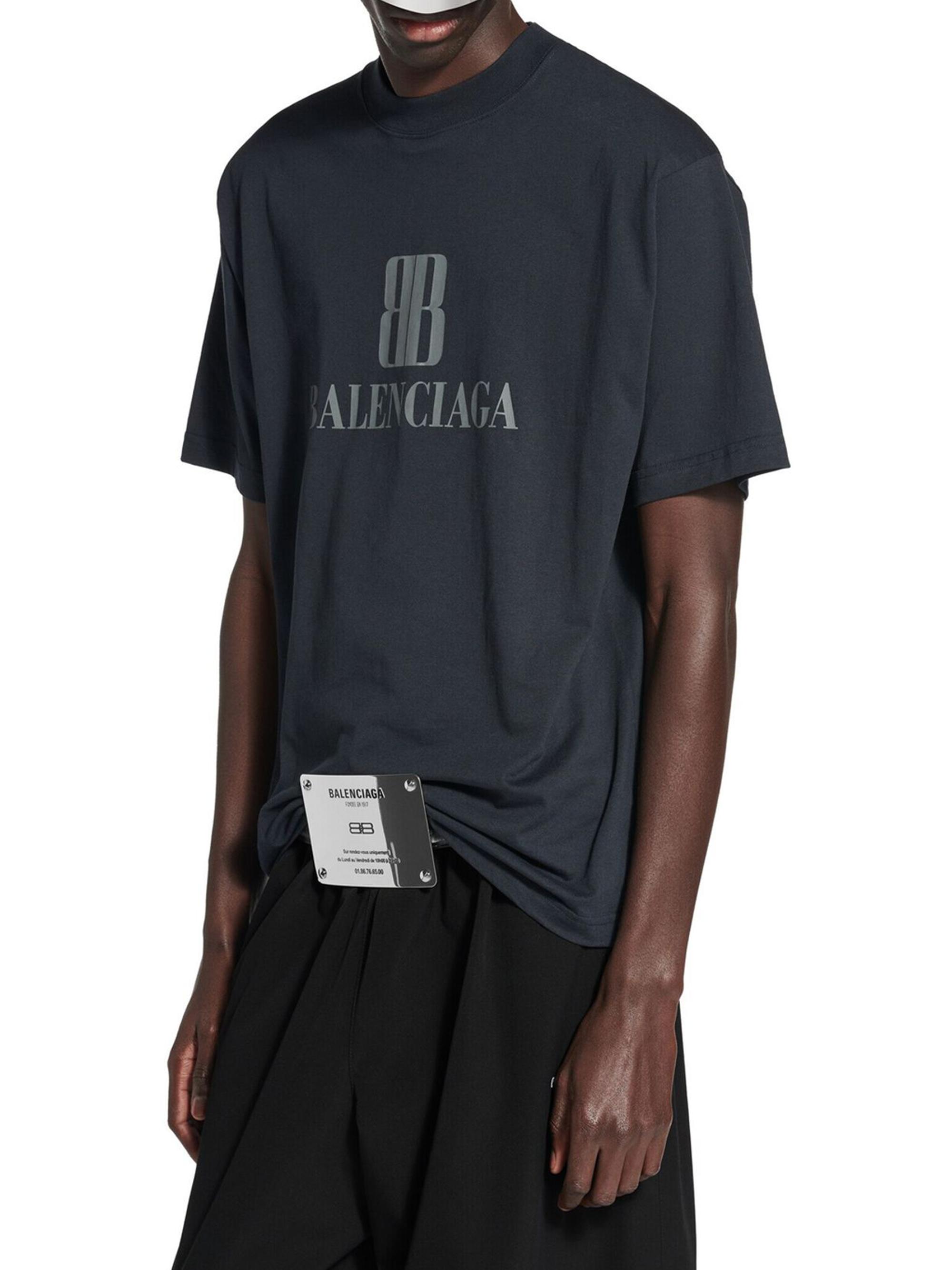 Balenciaga Nano BB T-Shirt Medium Fit | Saks Fifth Avenue