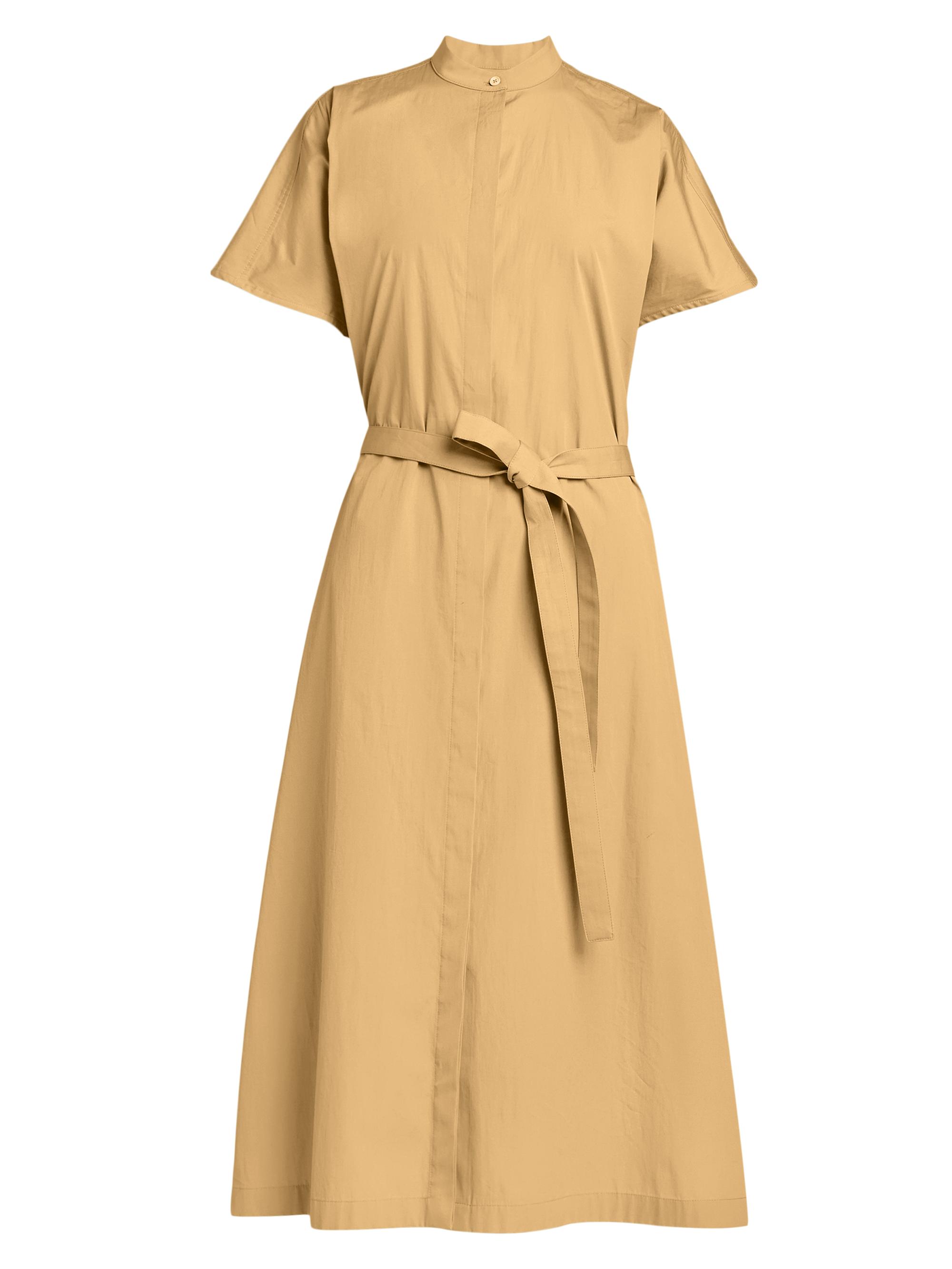 Jil Sander Women's Glaze-Finished Cotton Poplin Shirtdress - Cereal