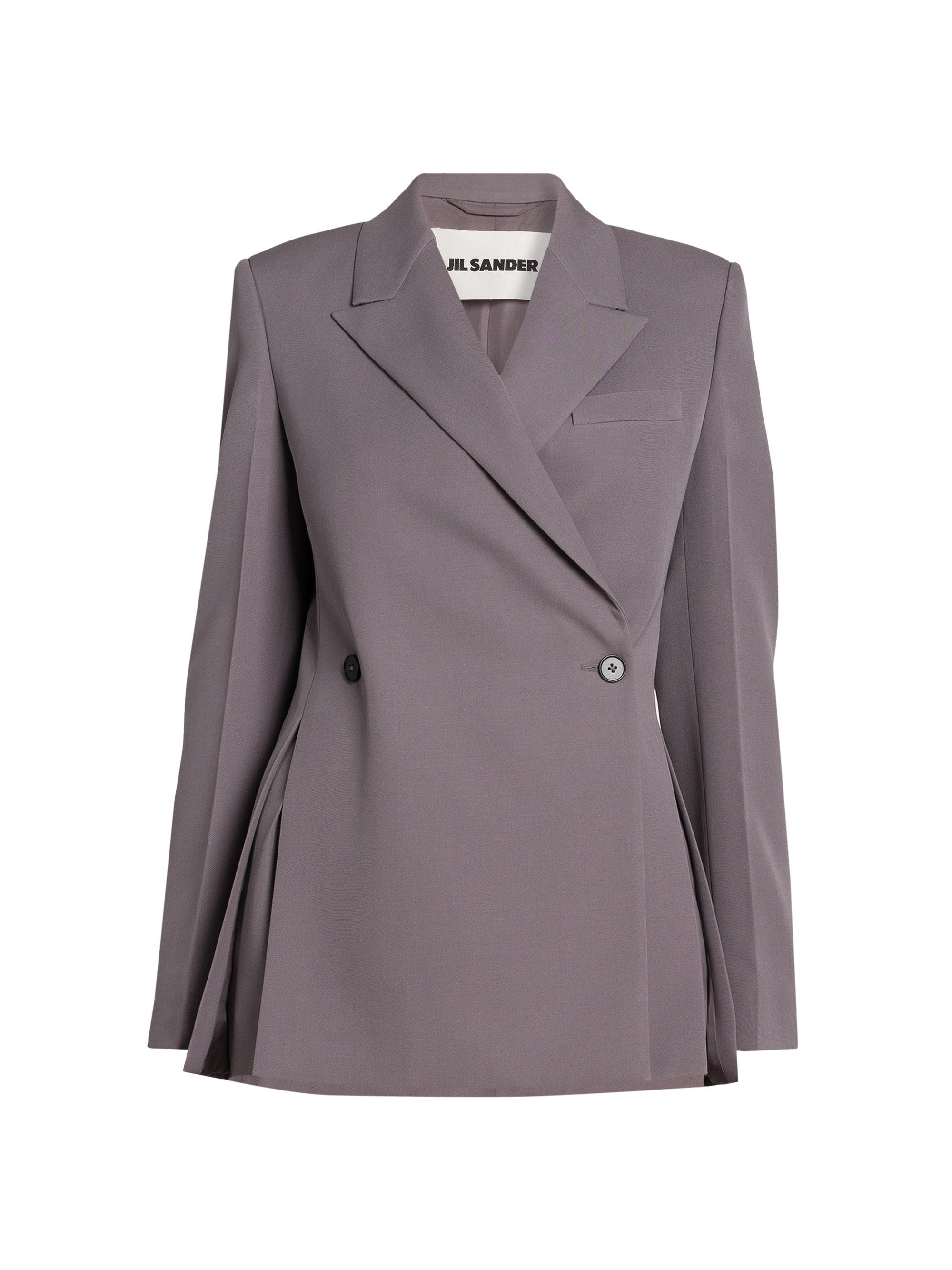 Jil Sander Women's Wool Double-Breasted Jacket - Red Lotus