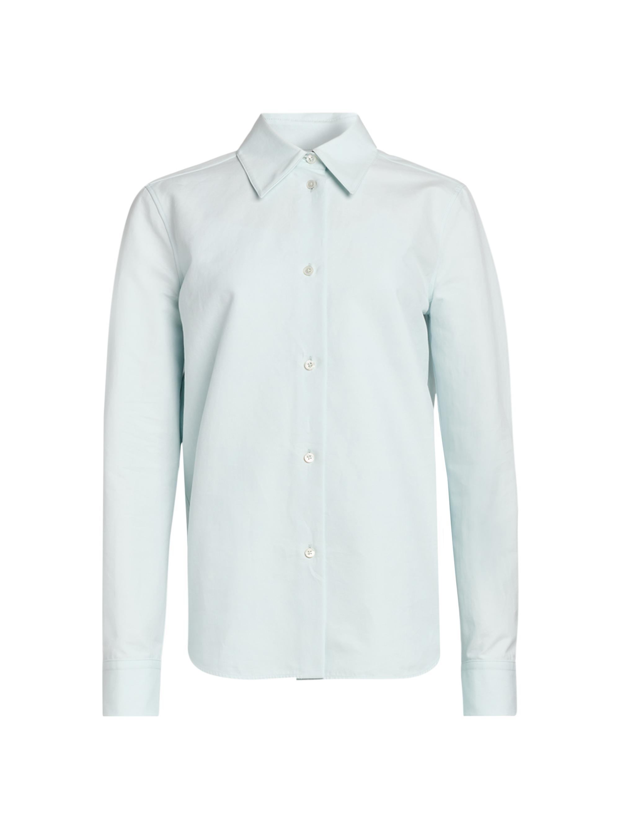 Jil Sander Women's Cotton Tailored-Fit Shirt - Sky