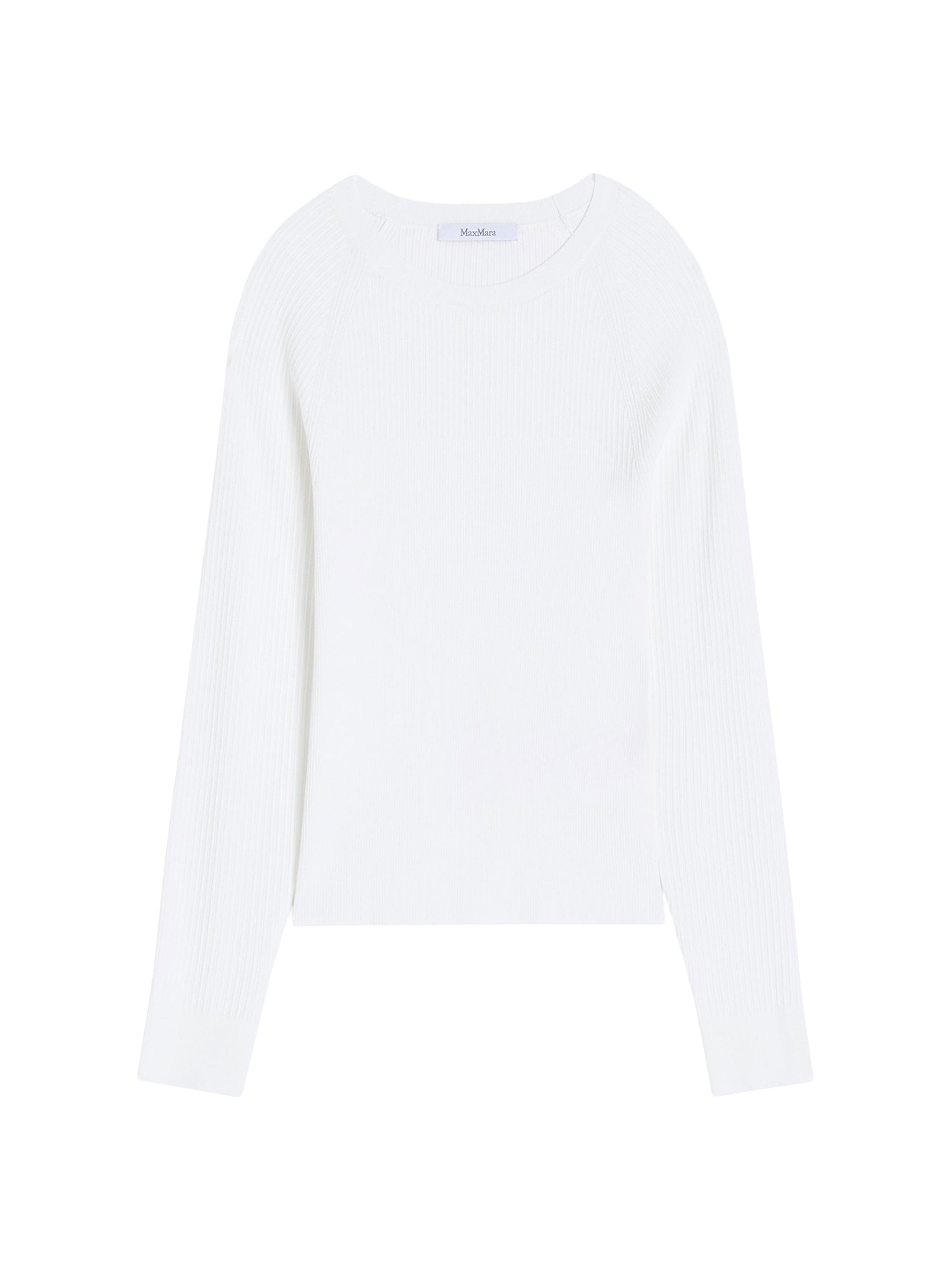 Max Mara Women's Technical Viscose Sweater - White