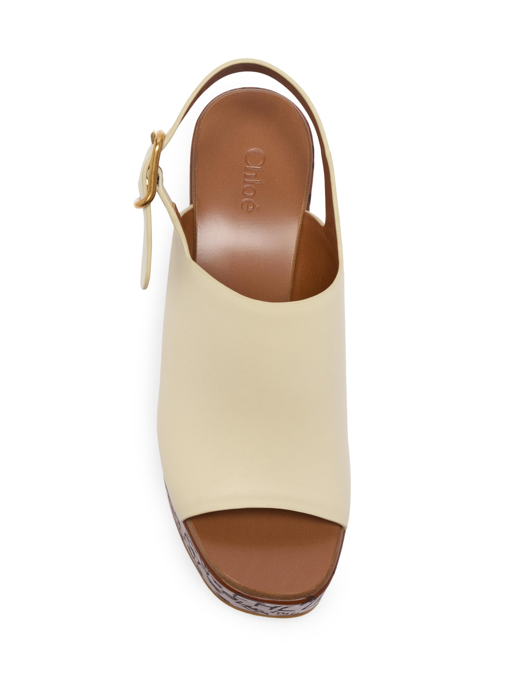 Chloé Maxime 80MM Grafitti Platform Wedge Sandals | Saks Fifth Avenue