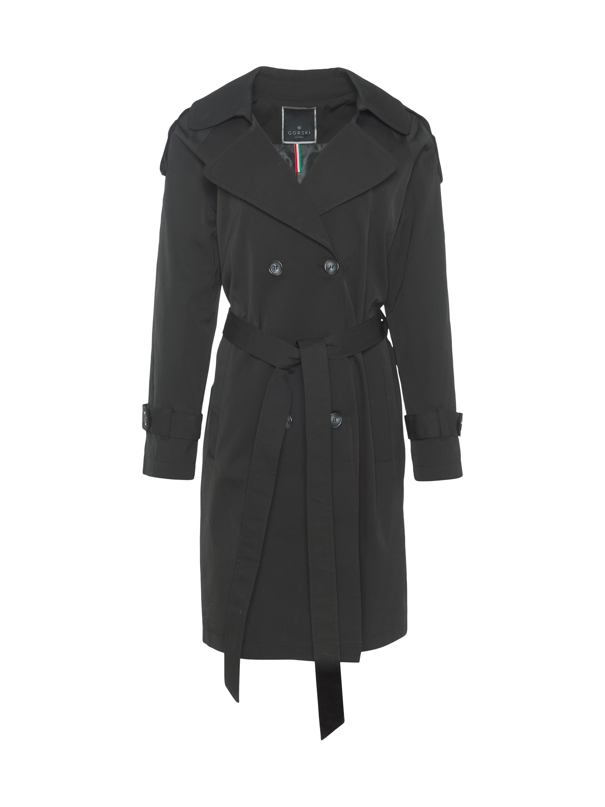 L'AGENCE Zavia Denim Trench Coat | Saks Fifth Avenue