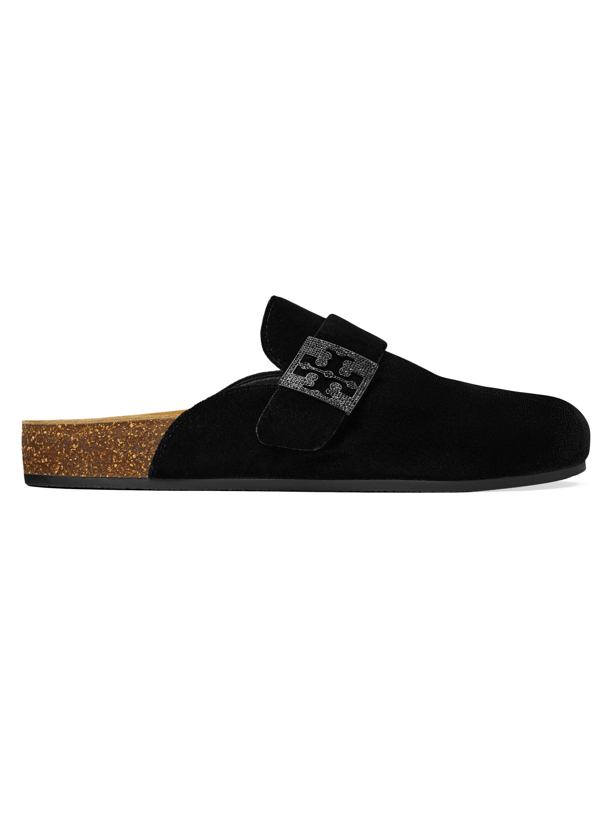Tory Burch Mellow Suede Buckle Clogs | Saks Fifth Avenue