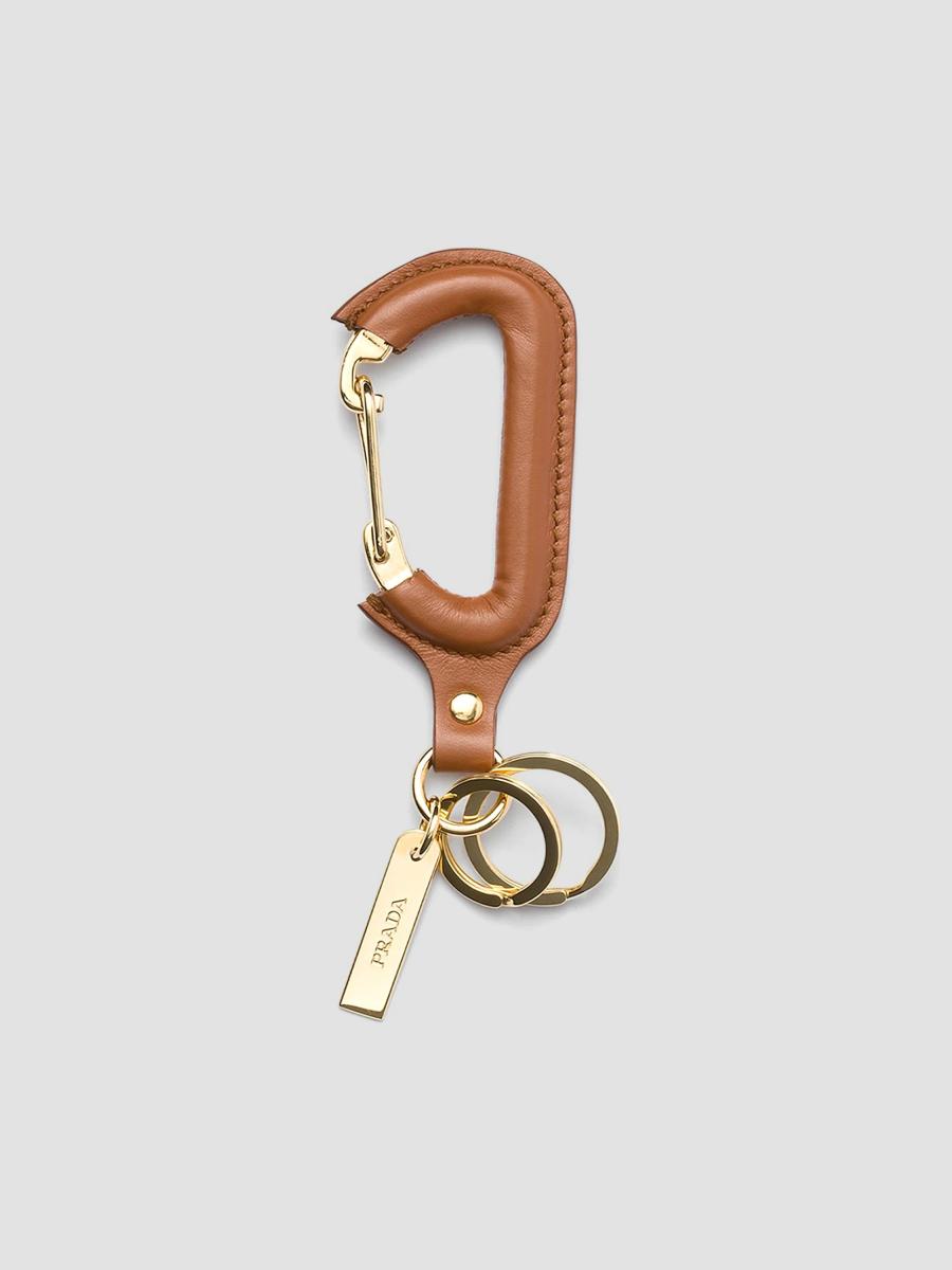 Prada Leather Key Ring | Saks Fifth Avenue