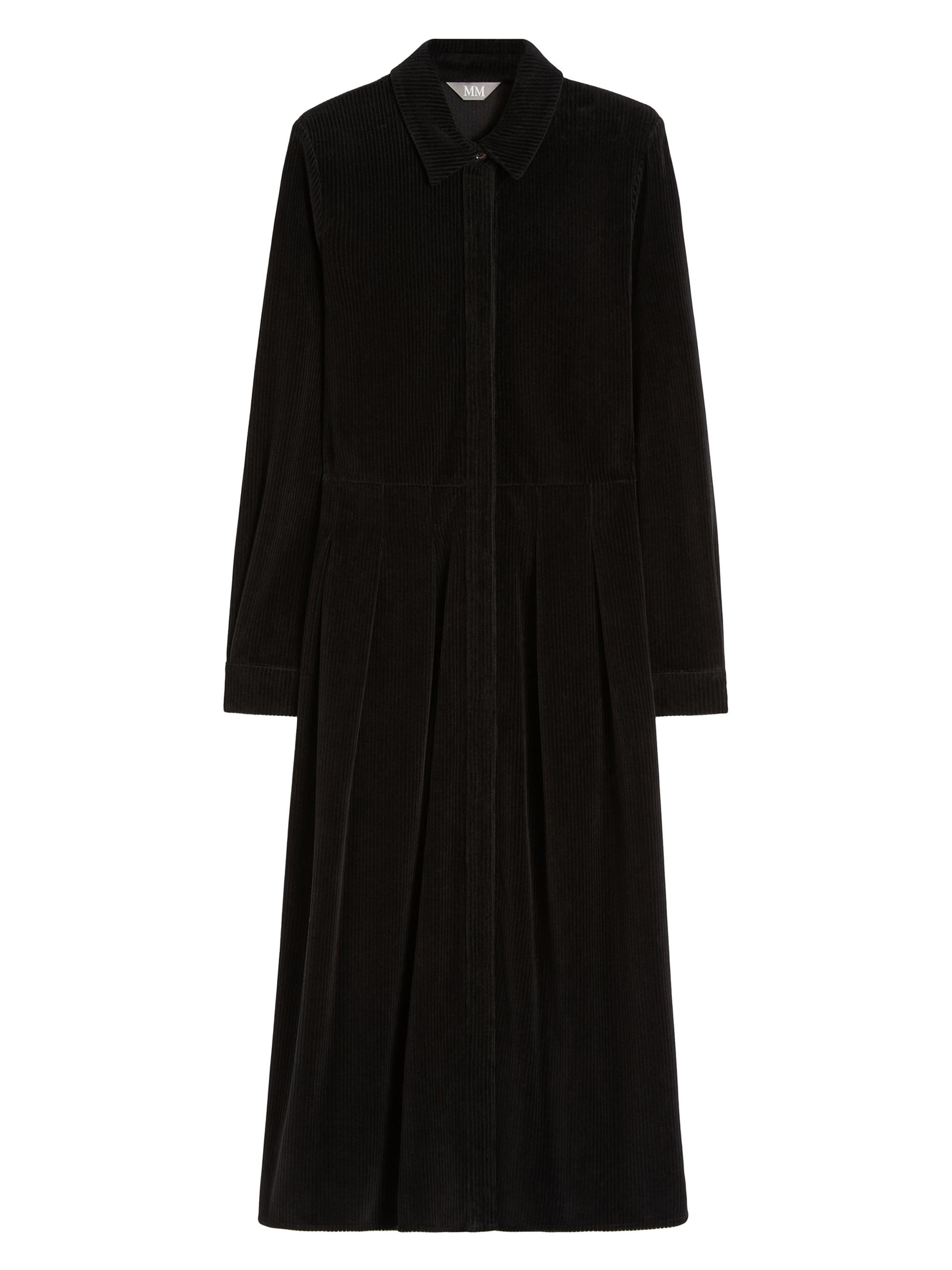 MM Max Mara Women's Corduroy Shirt Dress - Black