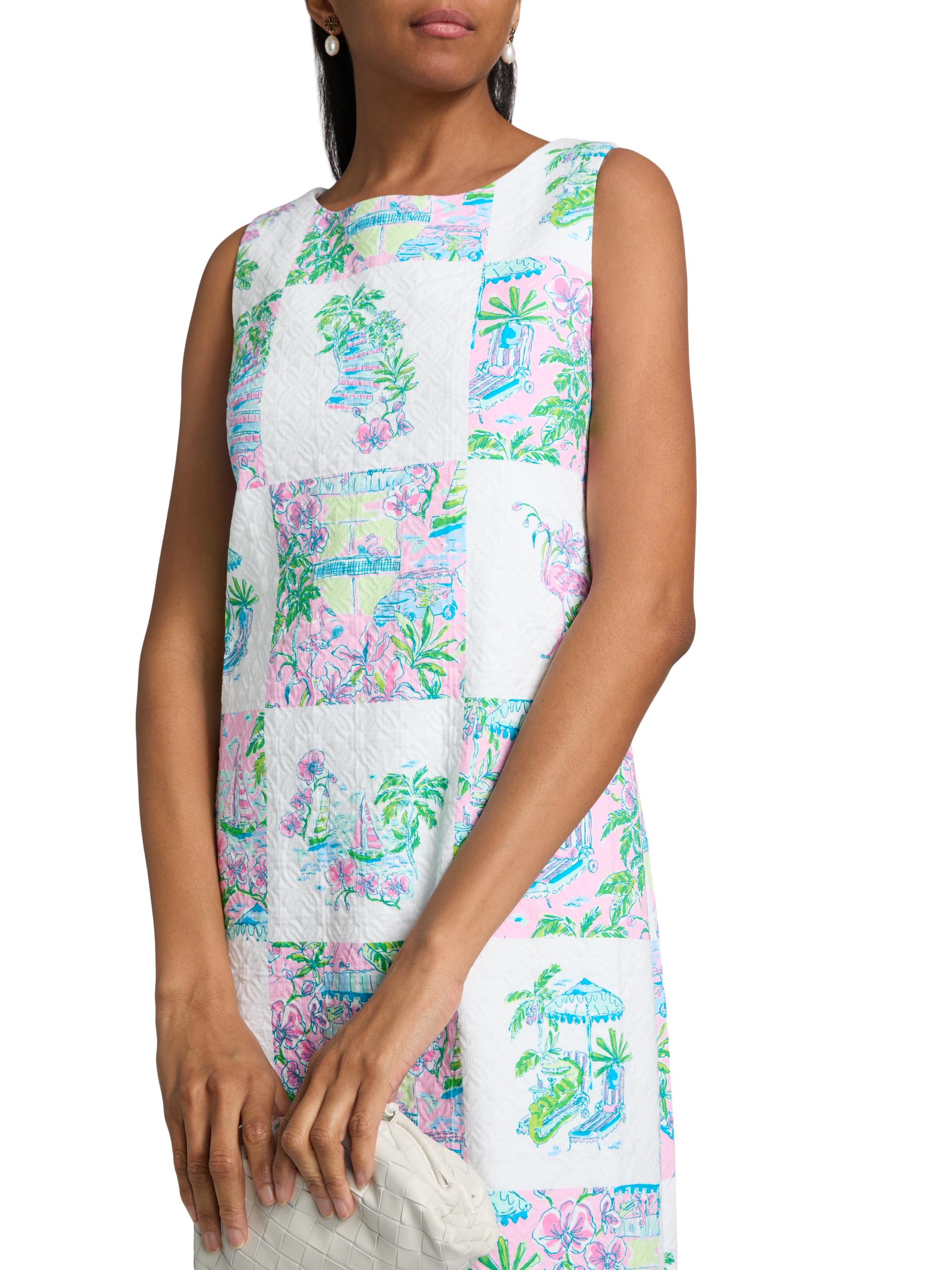 chinese dress ladies Vintage The Lilly Green & Blue Lilly Pulitzer Maxi Dress – Modig main image 0