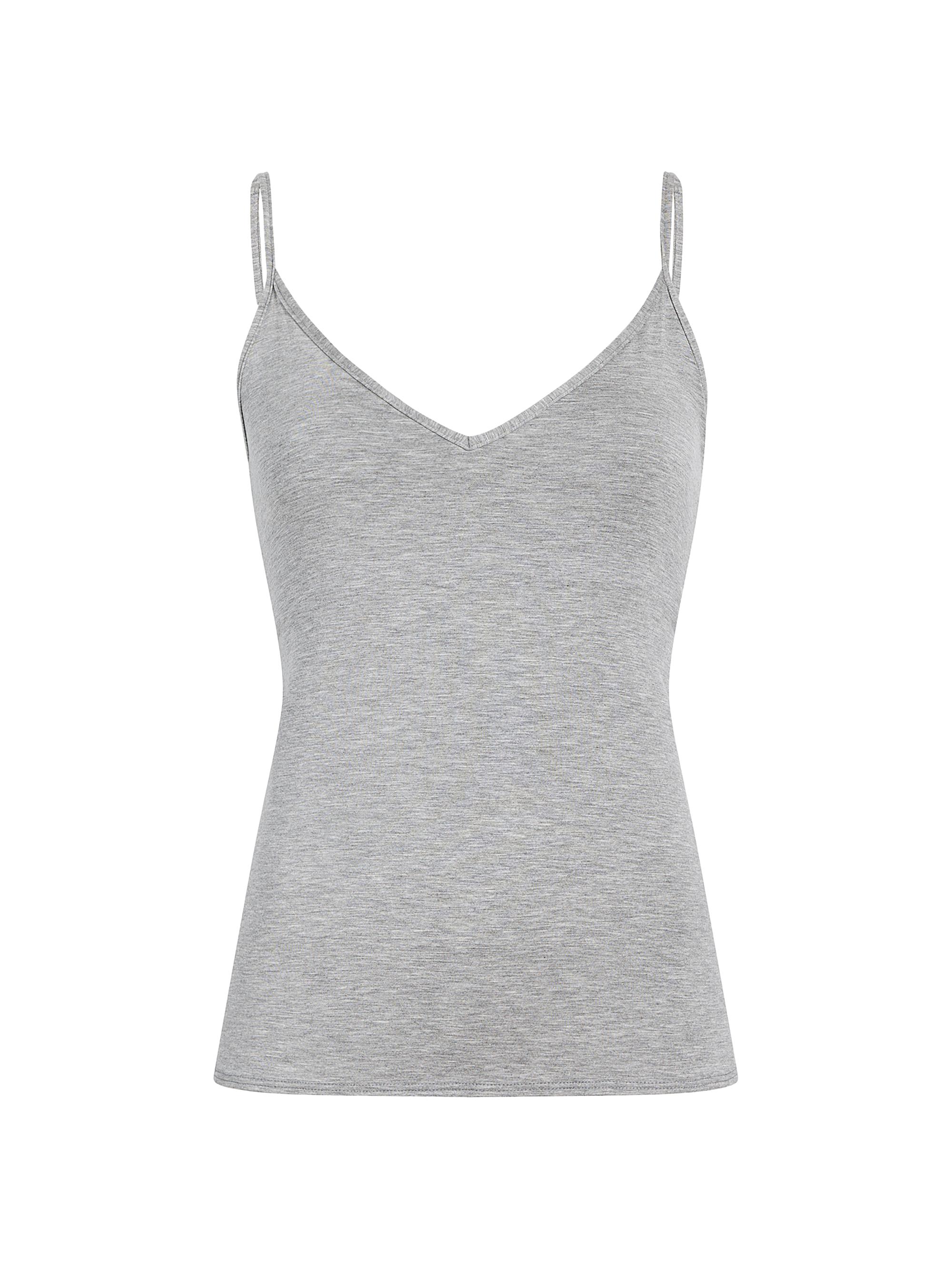 Commando Women's Butter V-Neck Cami Tank - Heathered Grey