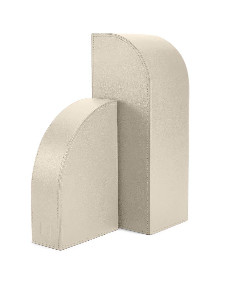 Assouline Library Objects Cubist Left Bookend In Gray