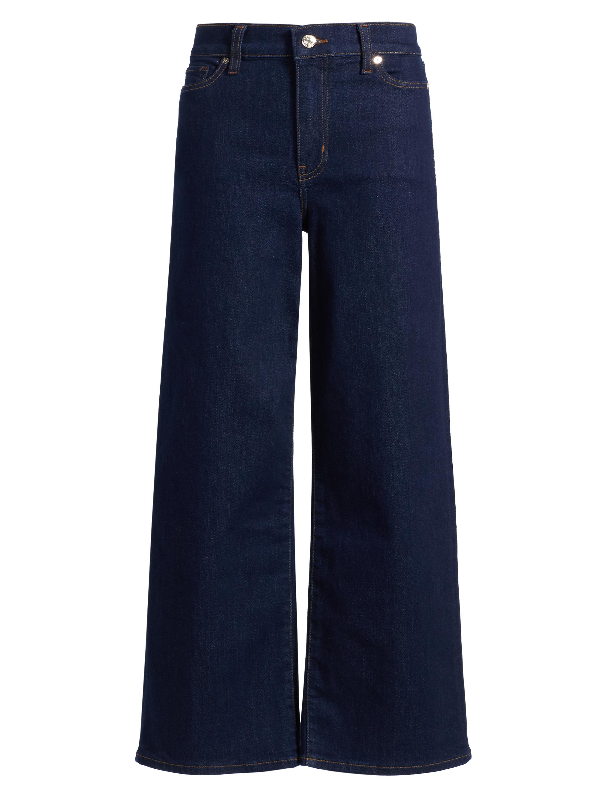 FRAME Women's Le Slim Palazzo Crop Jeans - Rinse