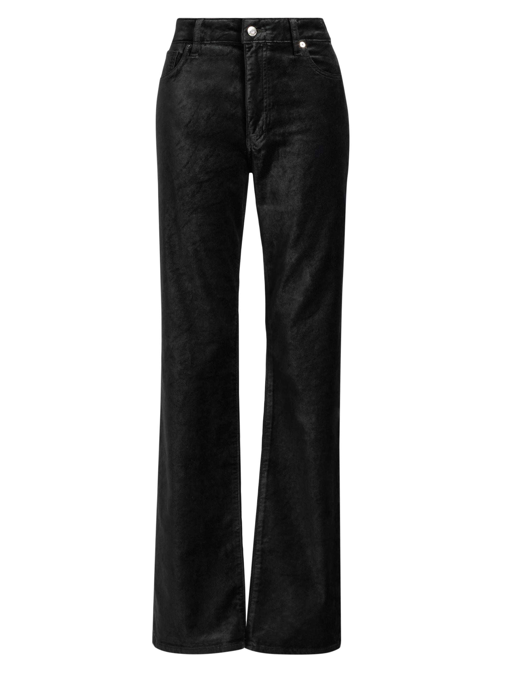 FRAME Women's The Reboot Velveteen pants - Green Smoke Velvet