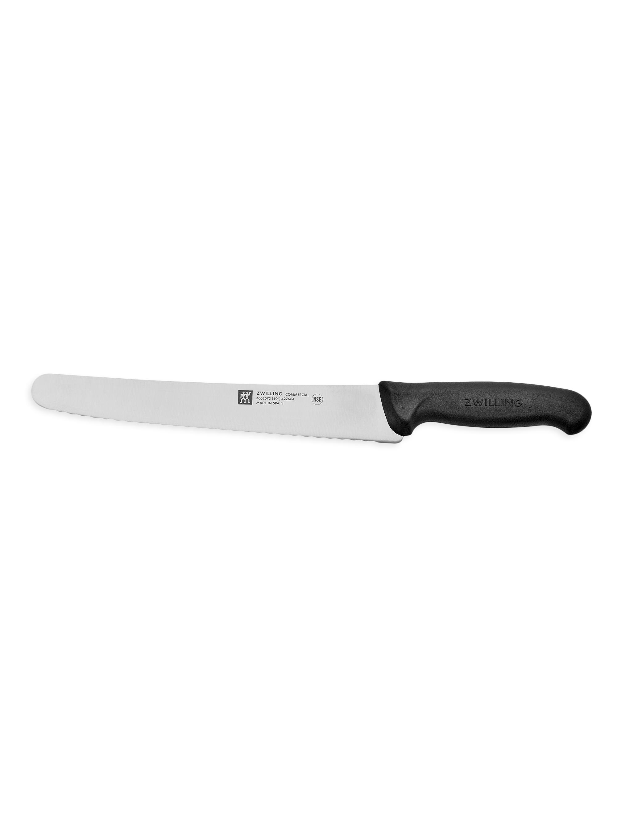 ZWILLING J.A. Henckels Commercial 10''Bakers Bread Knife - Black