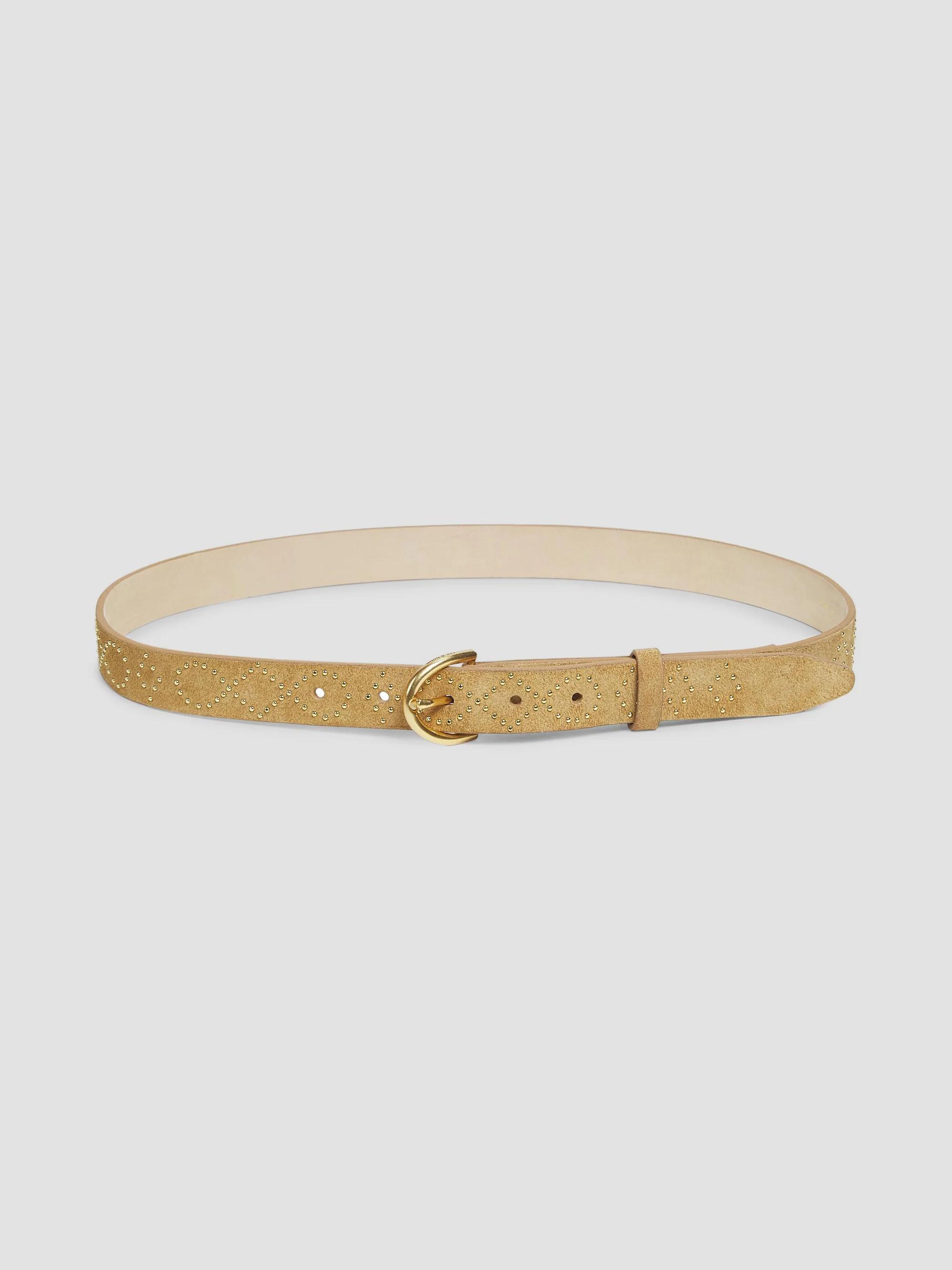 rag & bone Harlow Belt Greige Suede Size XS rag & bone Women main image 2