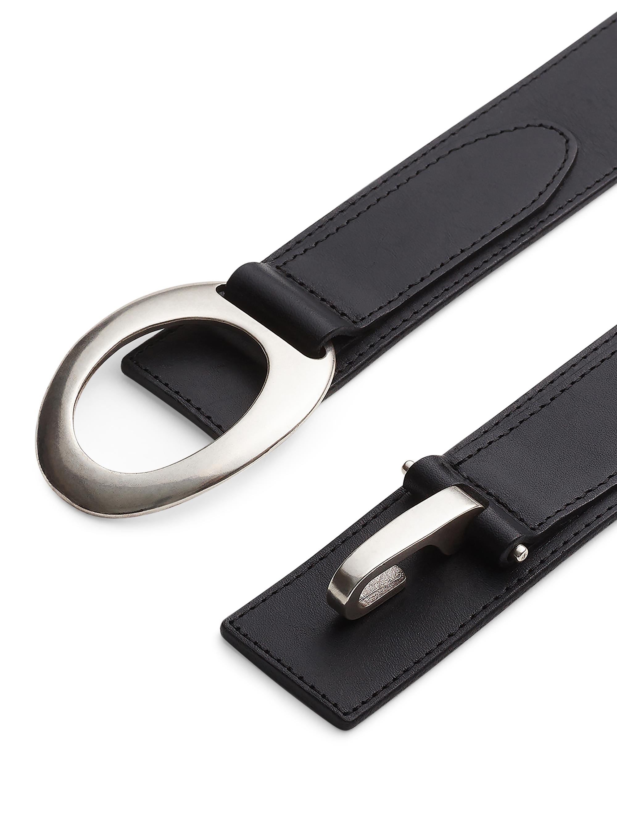 rag & bone Ryder Leather Hook Belt | Saks Fifth Avenue display picture 3