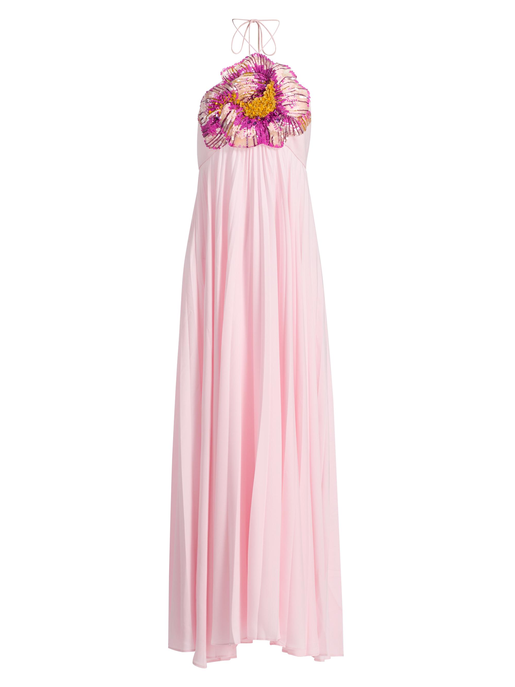 Brewood Sequined Floral-Appliqué Maxi Dress