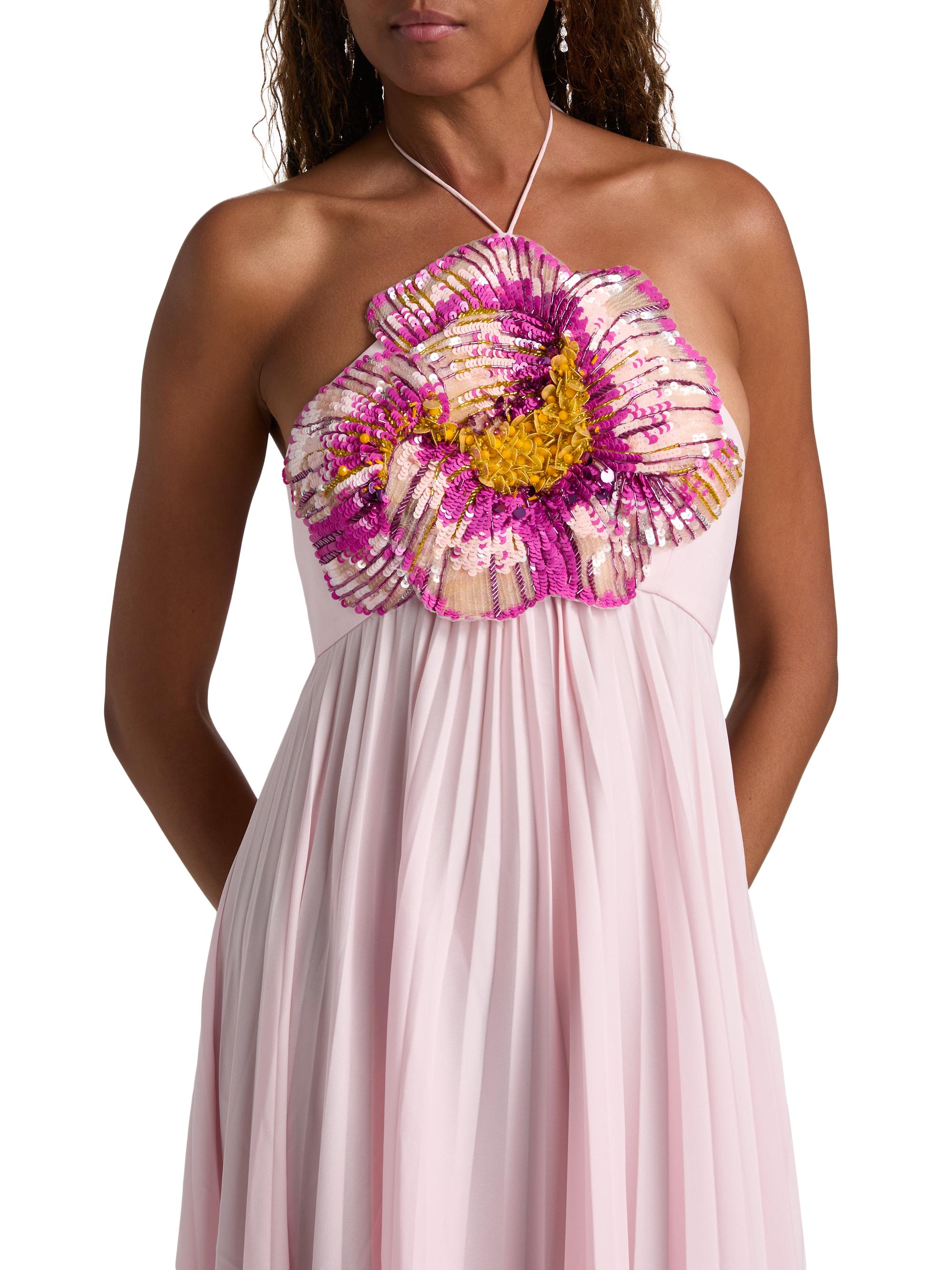Acler Brewood Sequined Floral-Appliqué Maxi Dress | Saks Fifth Avenue
