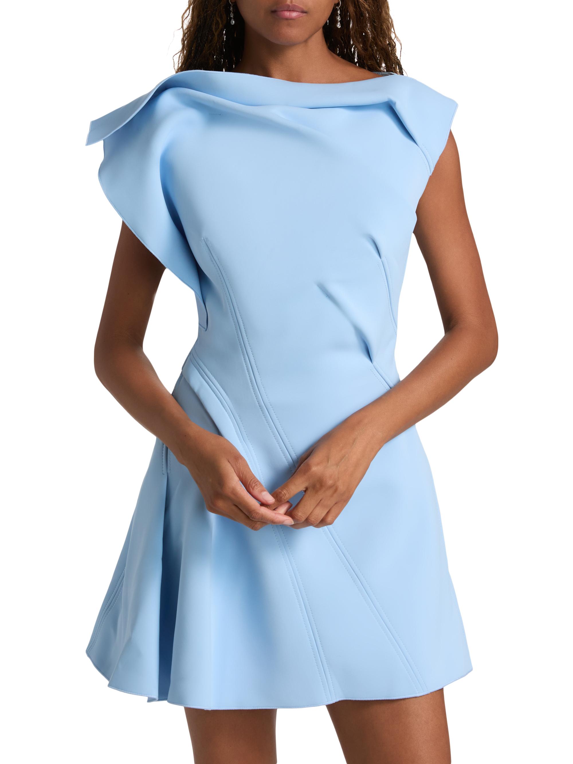 Acler Borras Draped Minidress | Saks Fifth Avenue