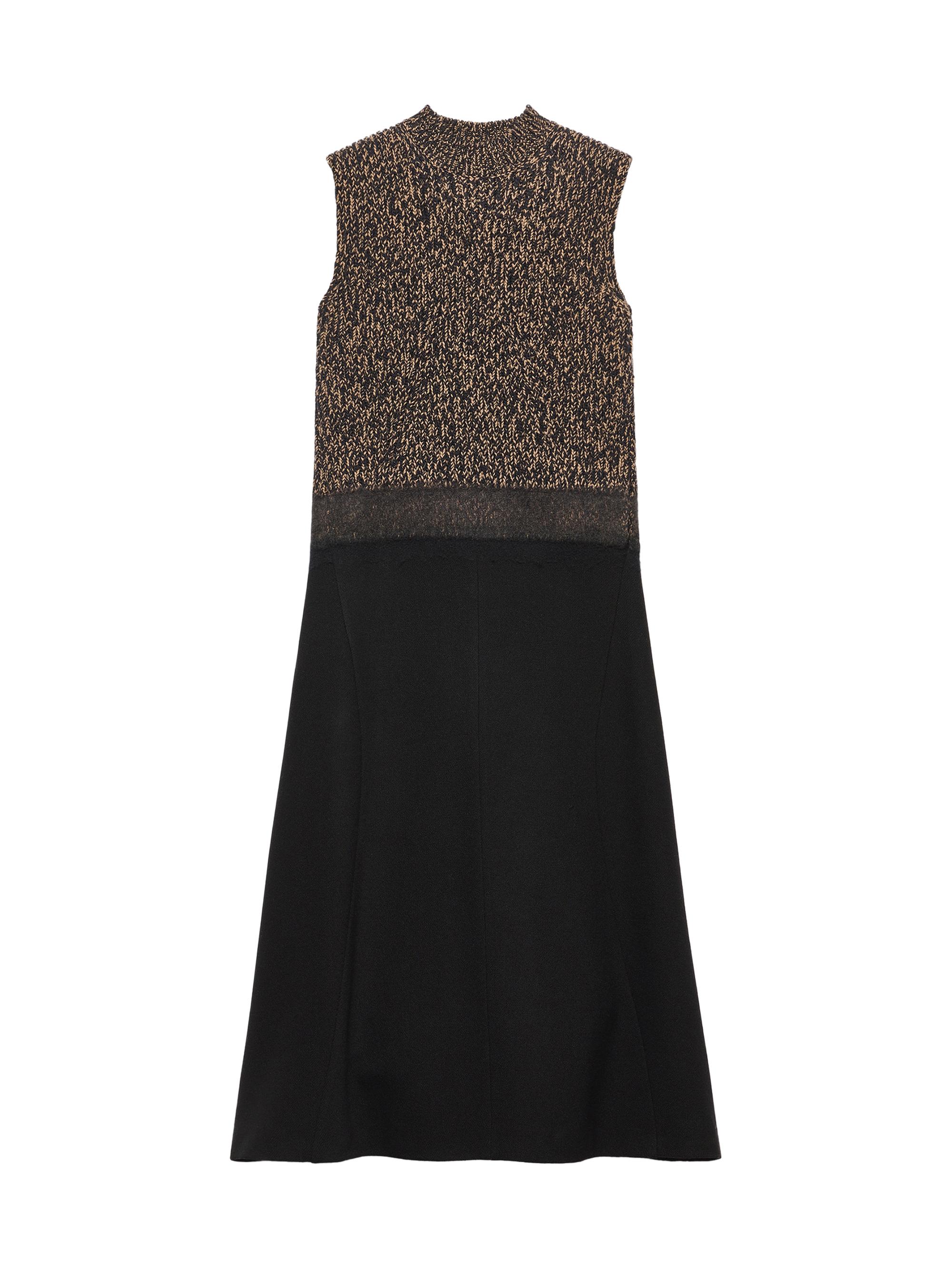 Prada Women's Shetland Wool and Cashmere Dress - Black