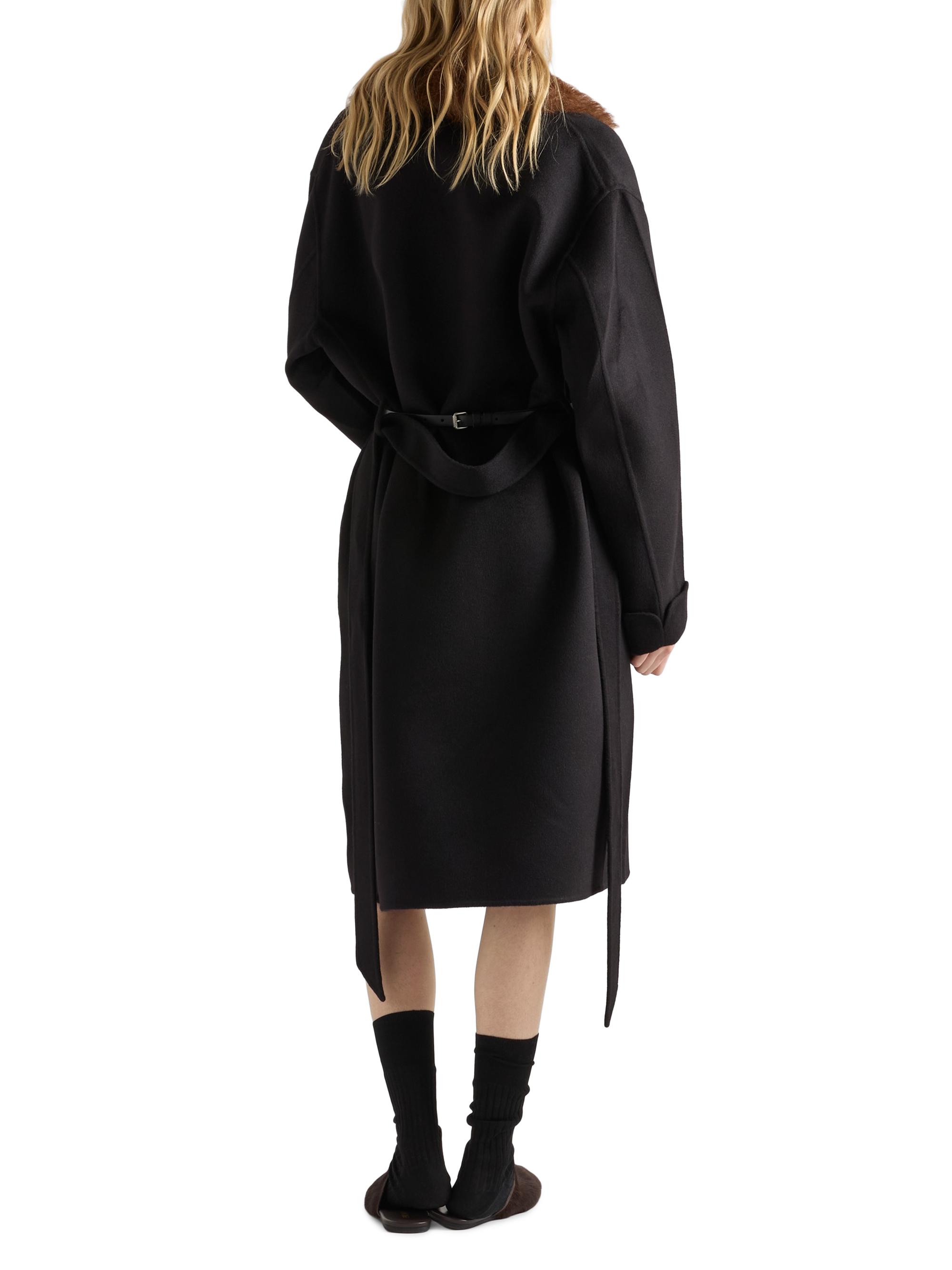 Prada Single-Breasted Double Cashwool Coat | Saks Fifth Avenue