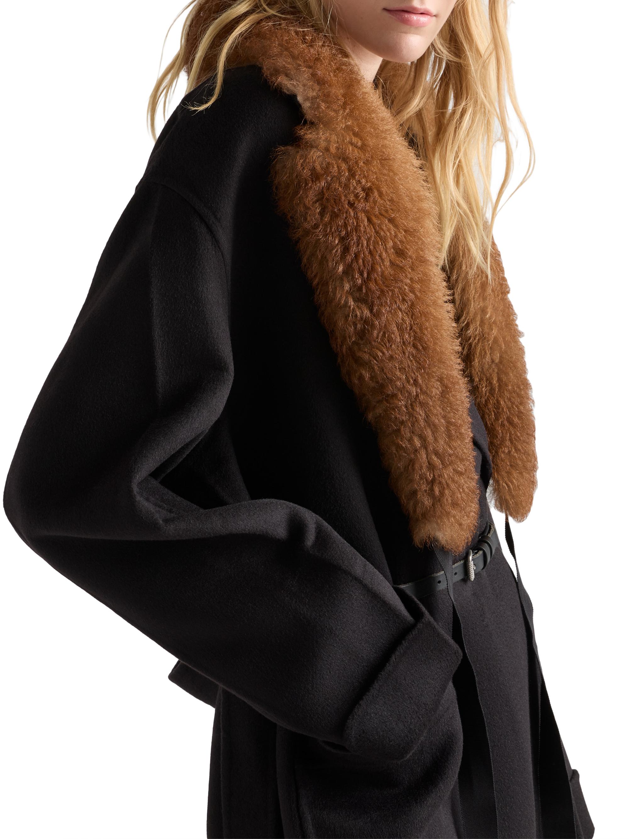 Prada Single-Breasted Double Cashwool Coat | Saks Fifth Avenue