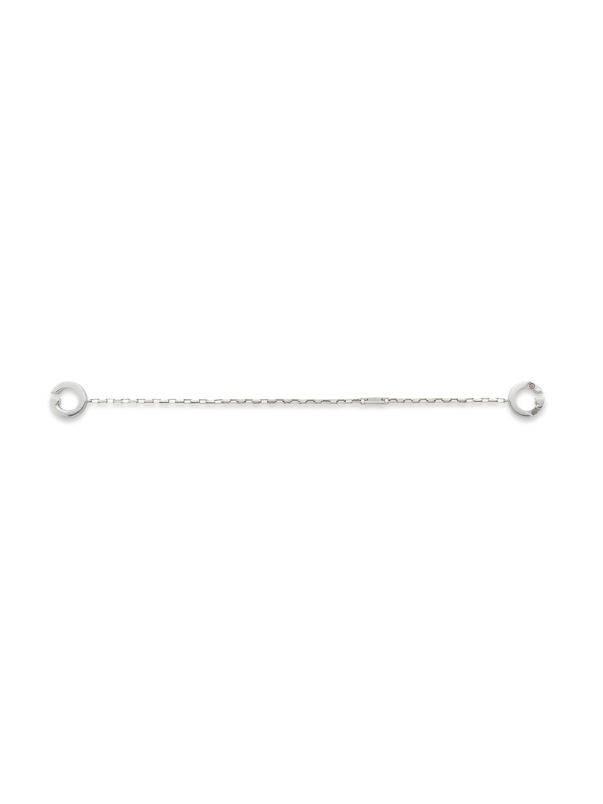 Gucci Gucci Interlocking Sterling Silver Bracelet | Saks Fifth Avenue