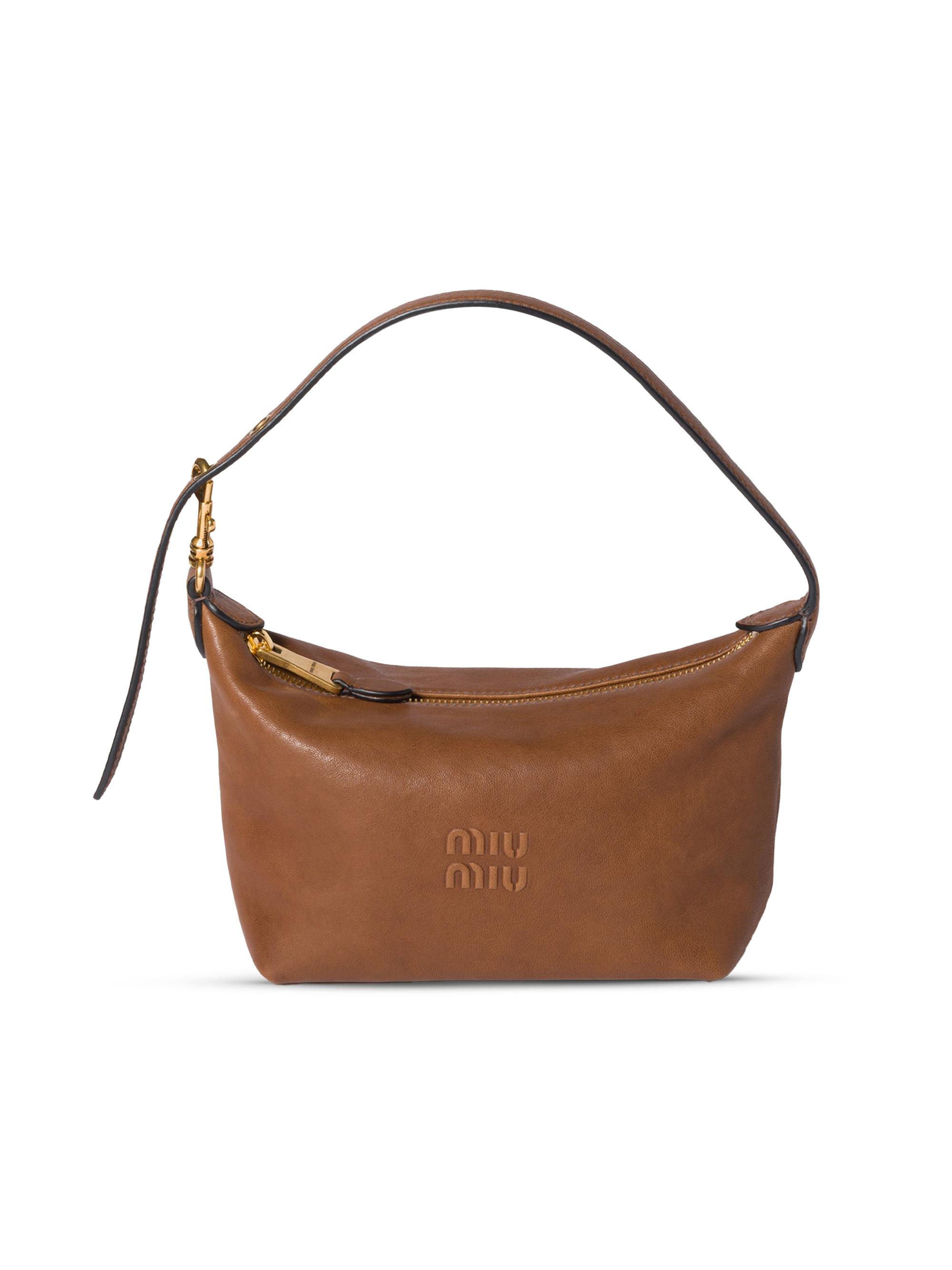 miu Miu Miu Nappa Leather Top Handle Bag | Saks Fifth Avenue