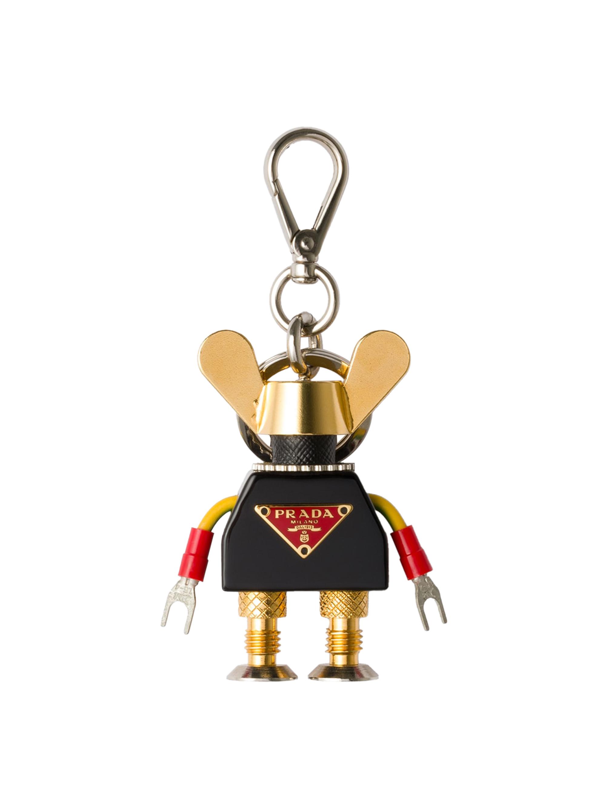 PRADA。ベアーストラップ Prada Bear Trick Keychain | Saks Fifth Avenue