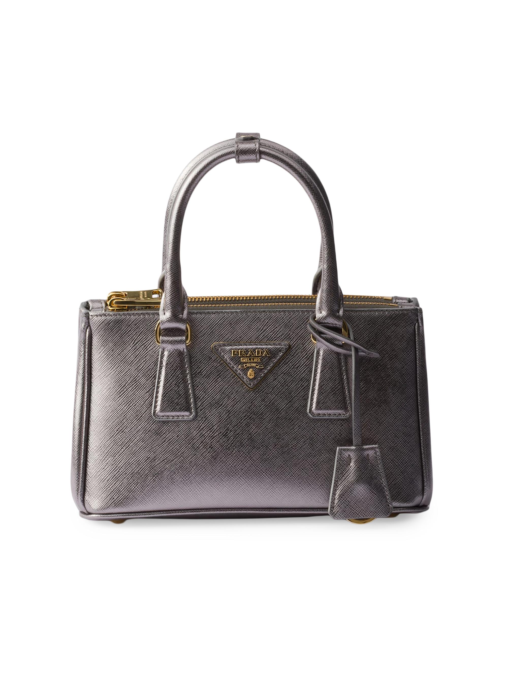 Prada Galleria Satin Mini Bag with Crystals | Saks Fifth Avenue