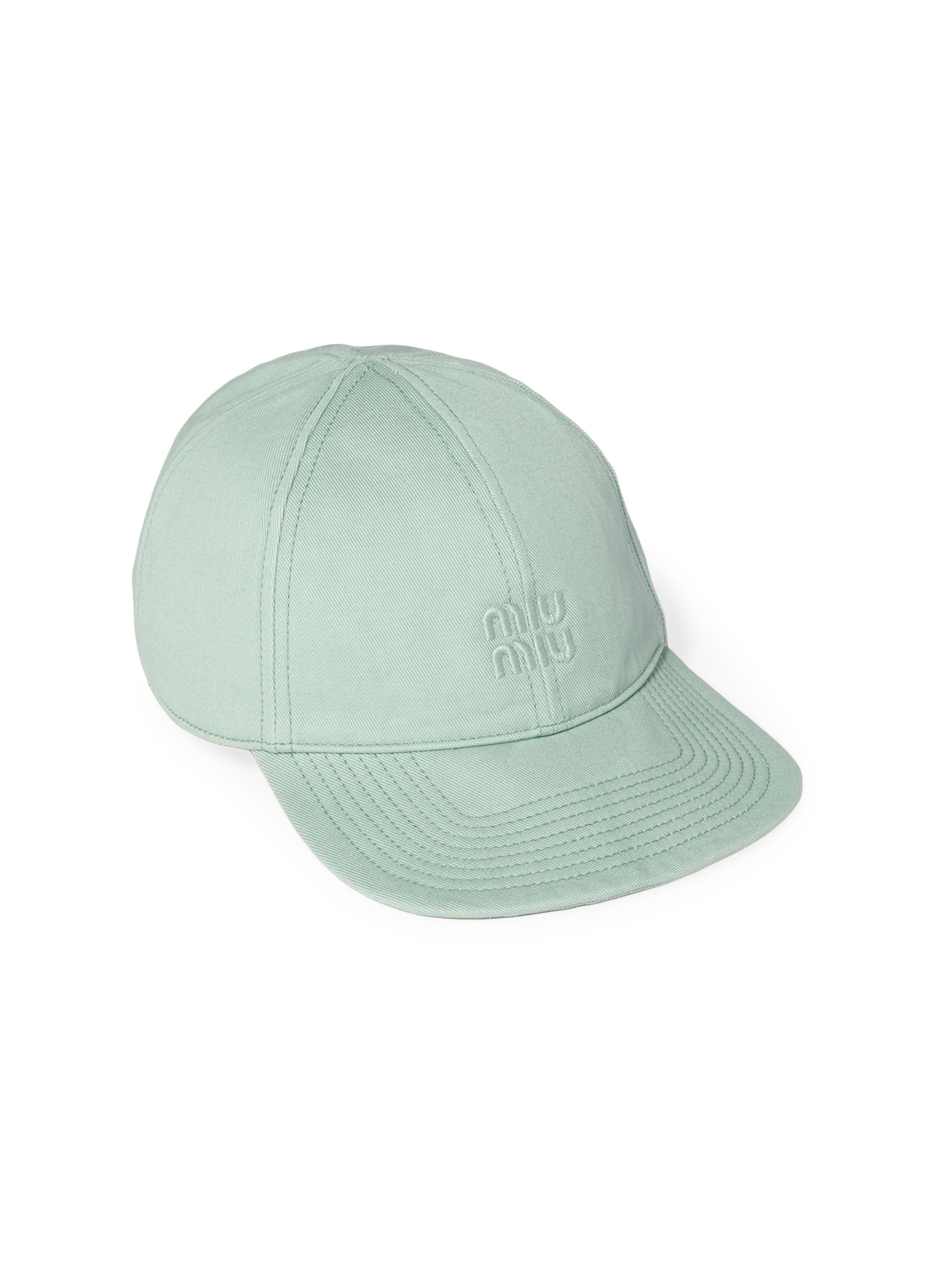 Miu Miu Women's Drill Baseball Cap - Green