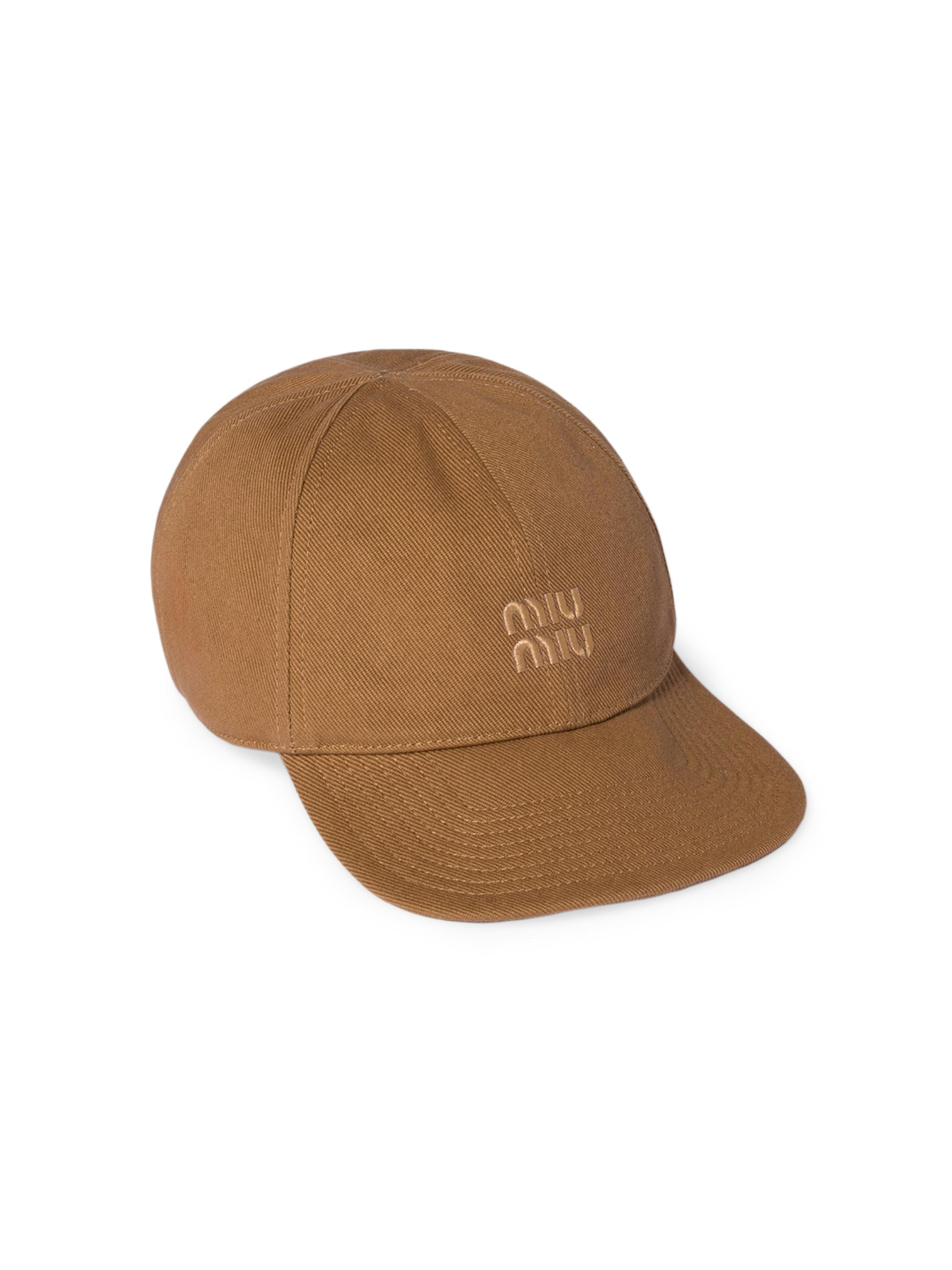 Miu Miu Women's Drill Baseball Cap - Light Brown