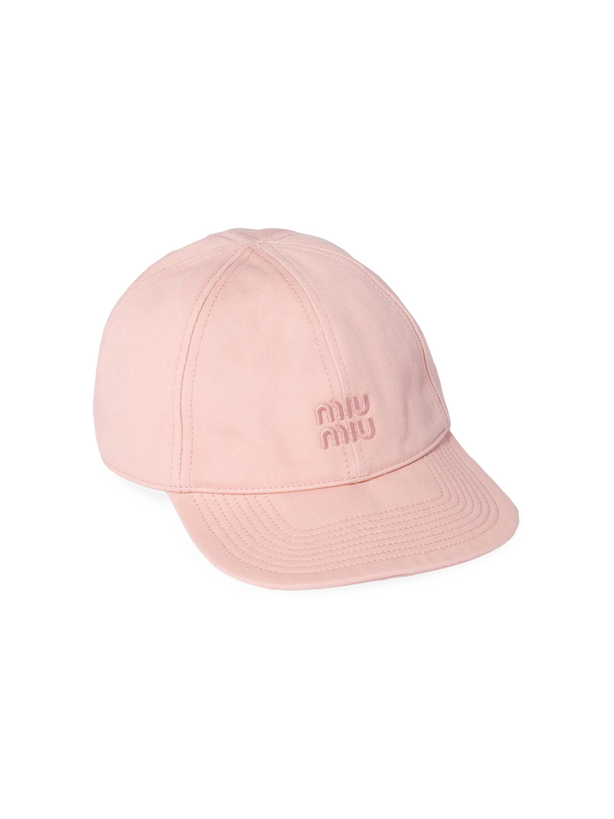 Miu Miu Women's Drill Baseball Cap - Pink