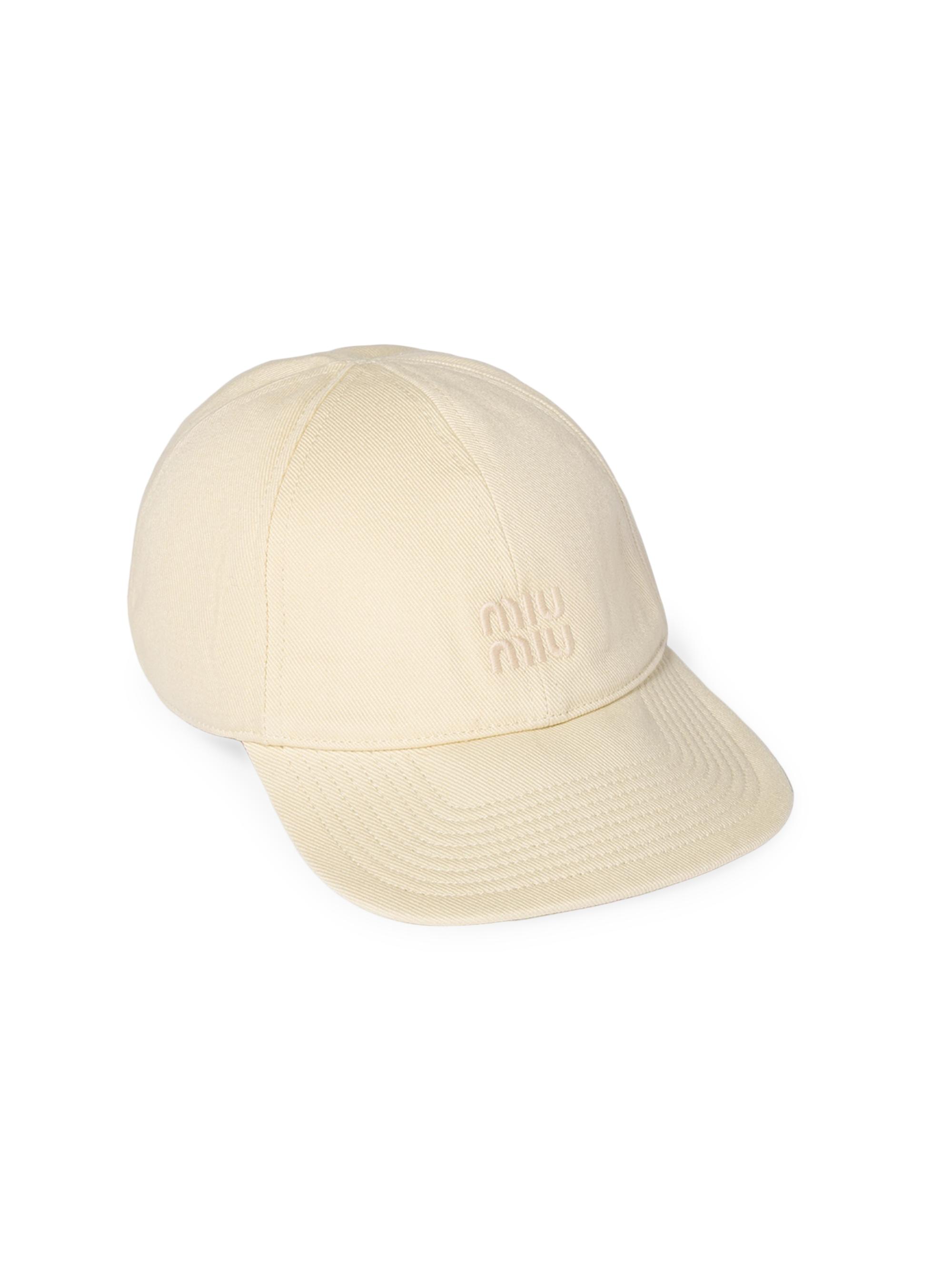 Miu Miu Women's Drill Baseball Cap - Yellow