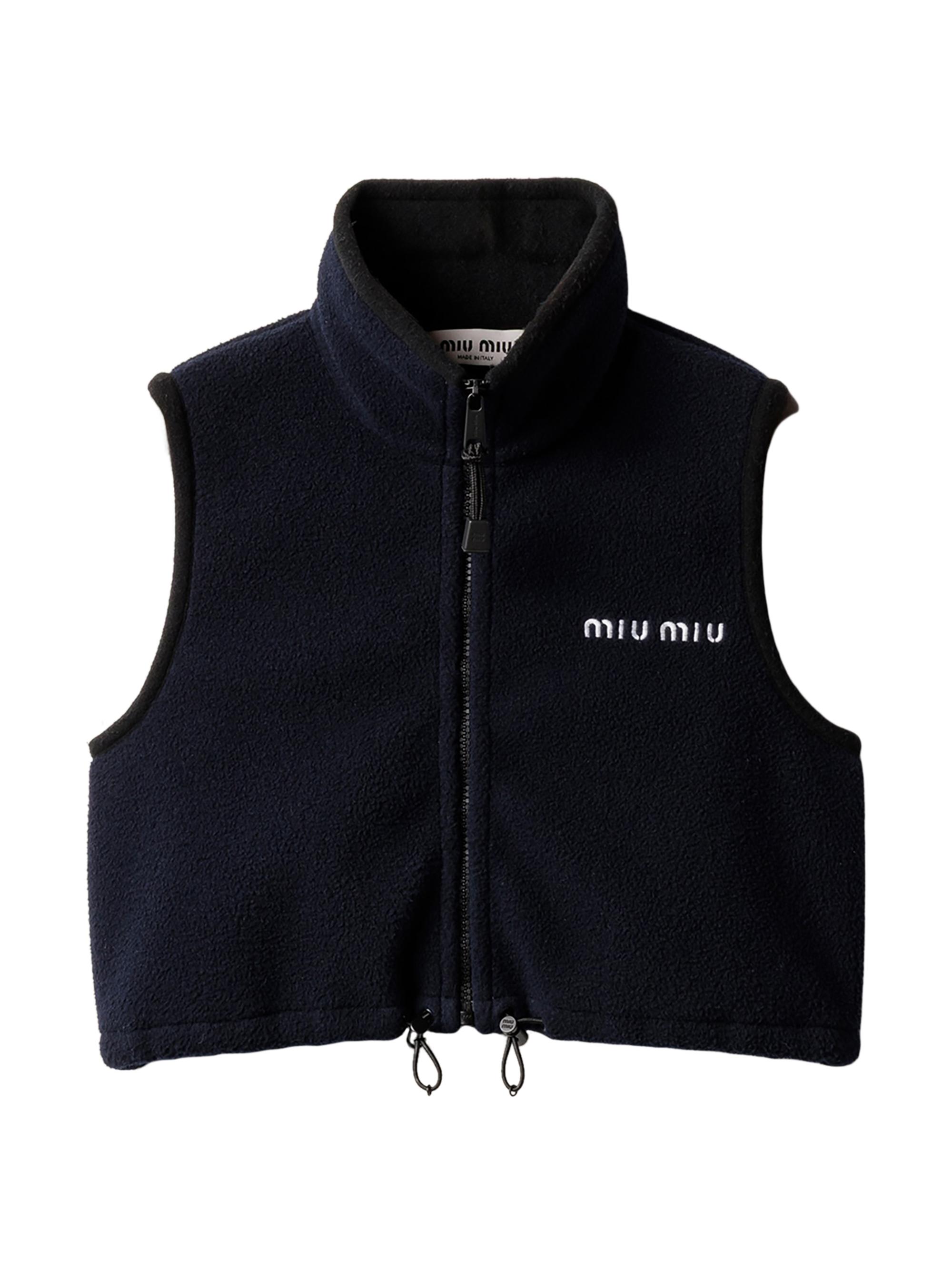 Miu Miu Women's Fleece Top - Blue
