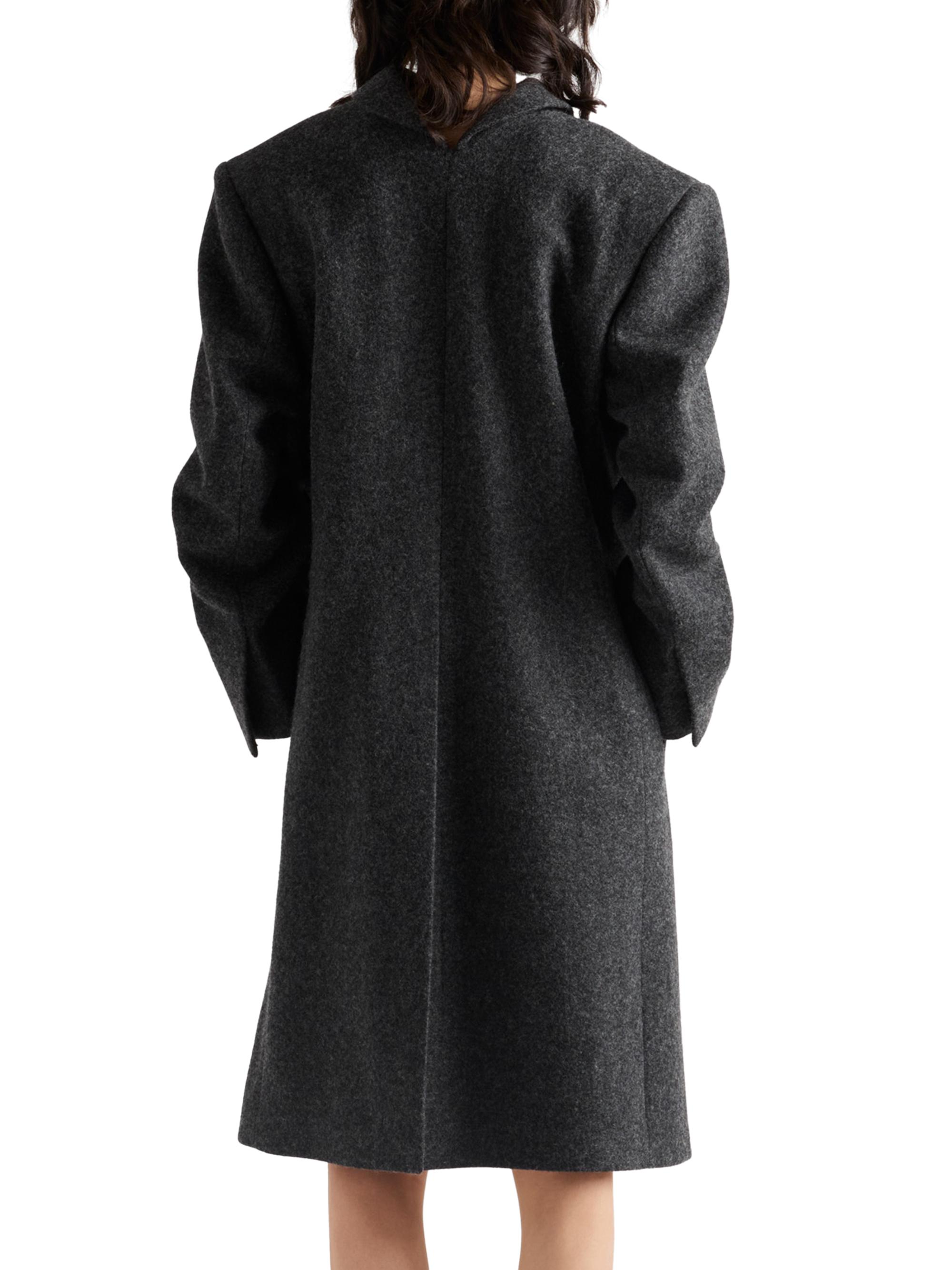 Prada Shetland Wool Coat with Jewel Buttons | Saks Fifth Avenue